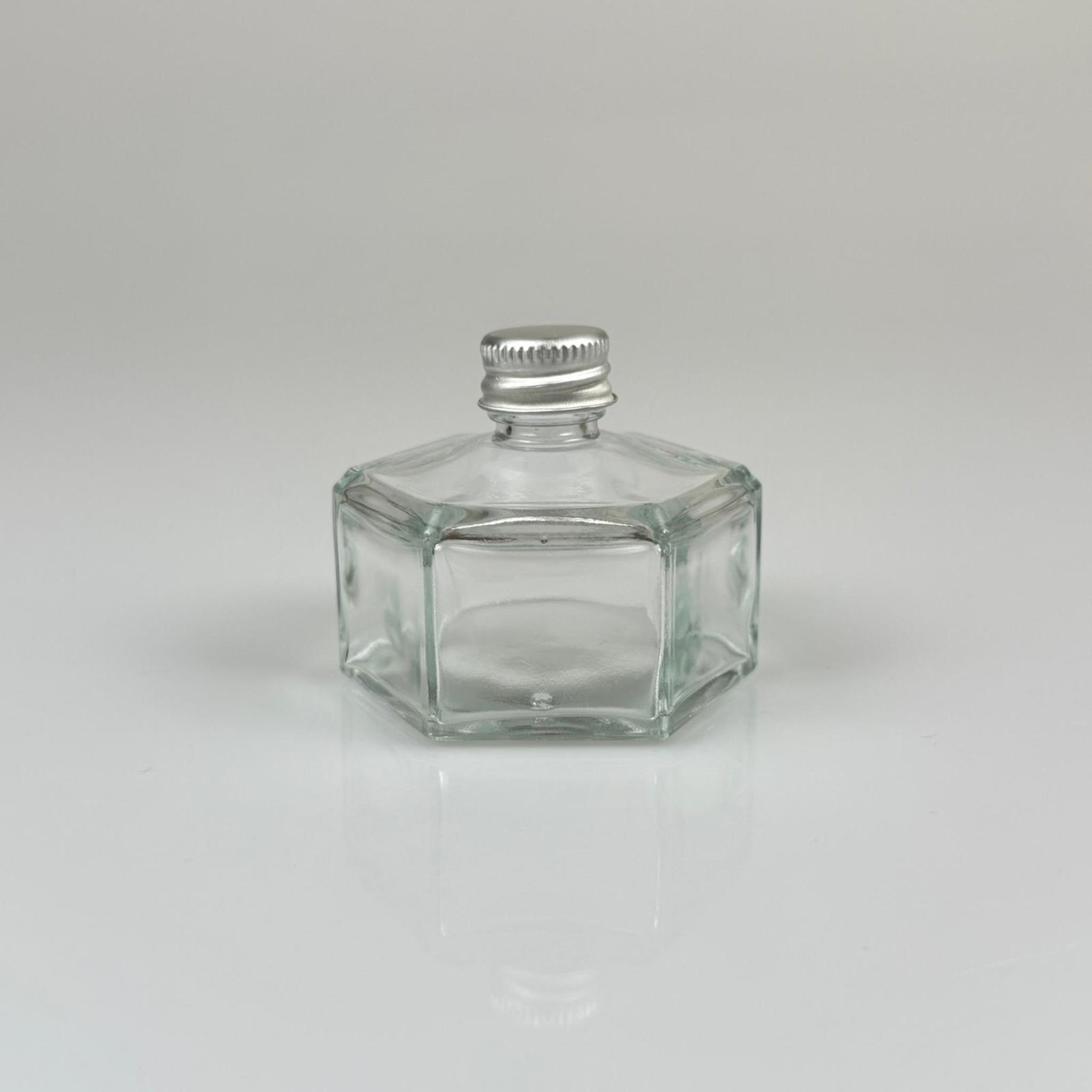 50 CC BASIK ALTIGEN CAM ŞİŞE - GÜMÜŞ METAL KAPAKLI - 50 ML PRESTİJLİ ŞİŞE