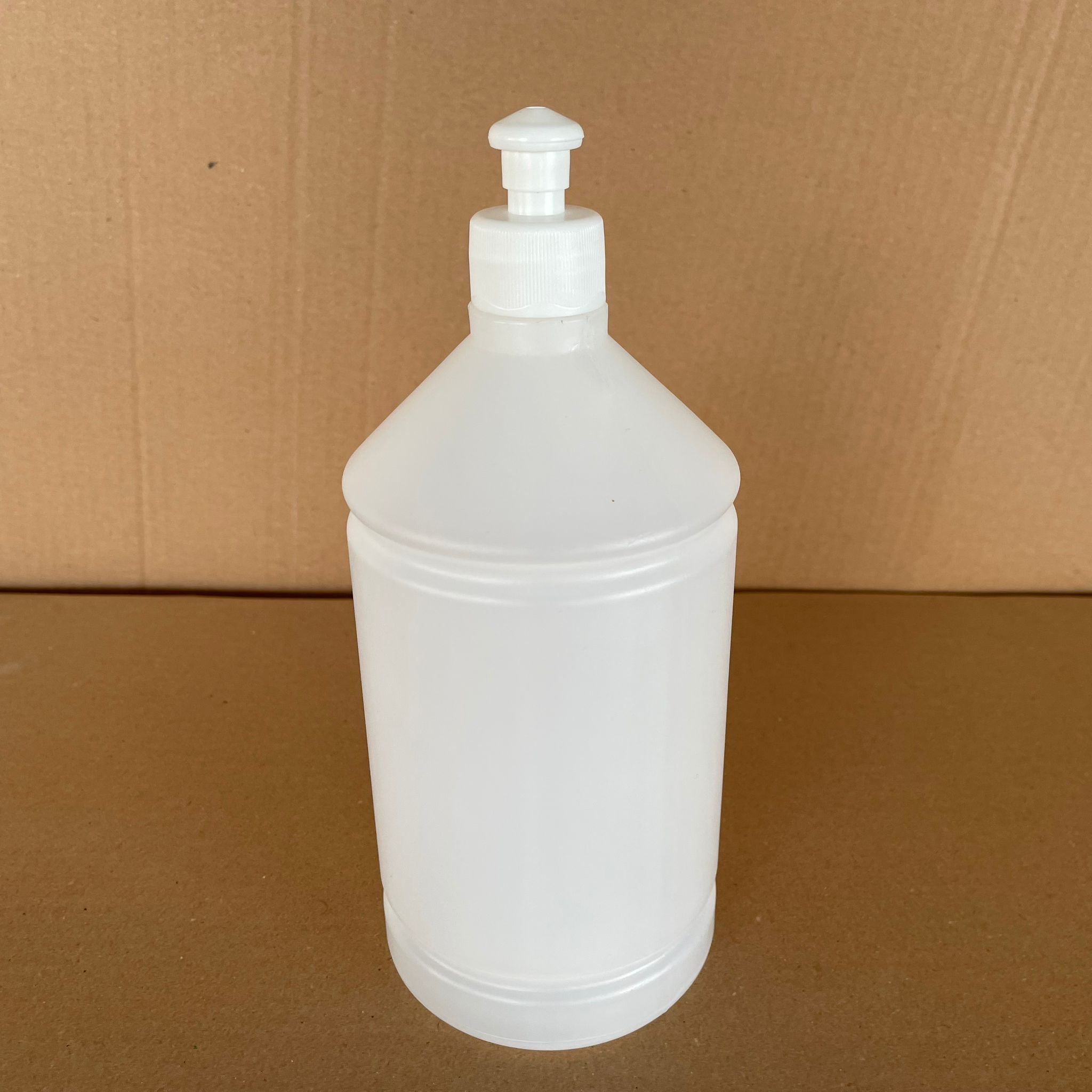 1000 CC TİNER ŞİŞESİ - BEYAZ PUSH PULL KAPAKLI - 1000 ML KİMYASALA DAYANIKLI PLASTİK ŞİŞE - 1 LT POLİETİLEN ŞİŞE