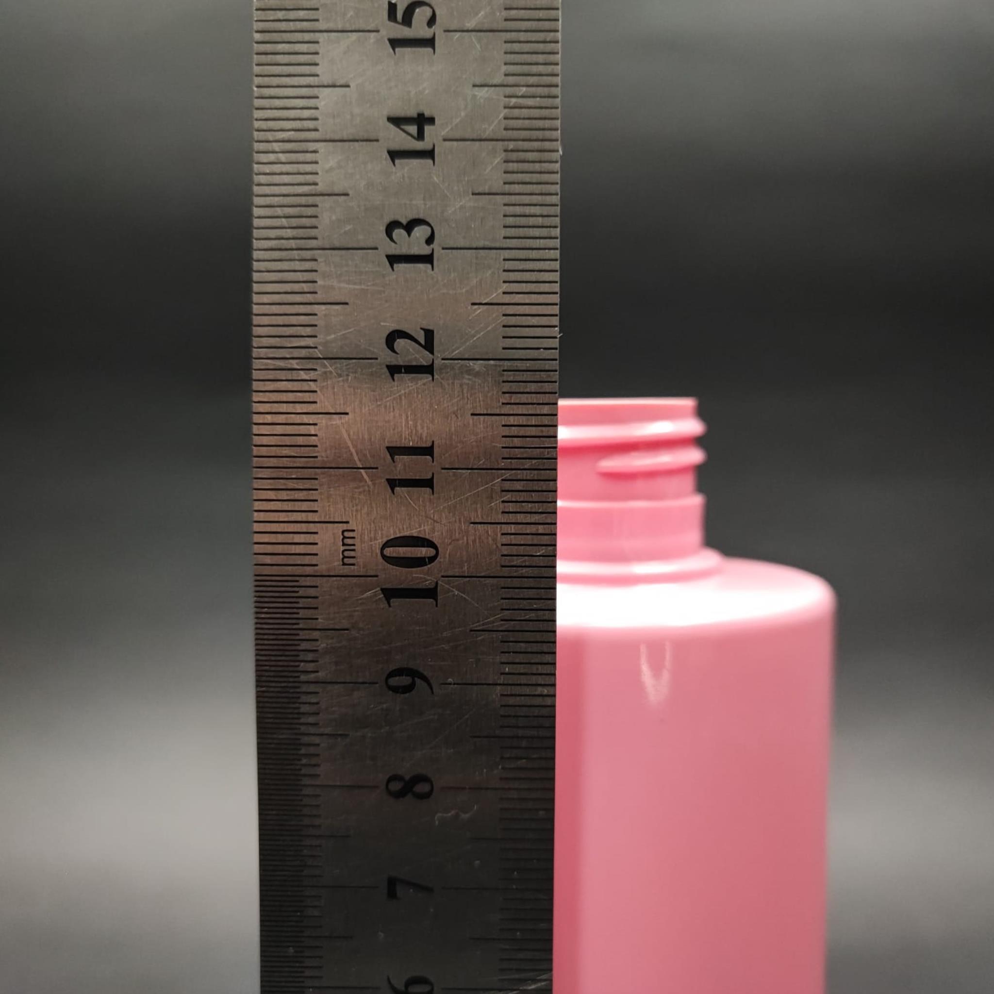 200 CC OVAL BOYUNLU SİLİNDİR PET ŞİŞE (24 GR) - KAPAKSIZ 24 AĞIZ - 200 ML PLASTİK ŞİŞE - PEMBE