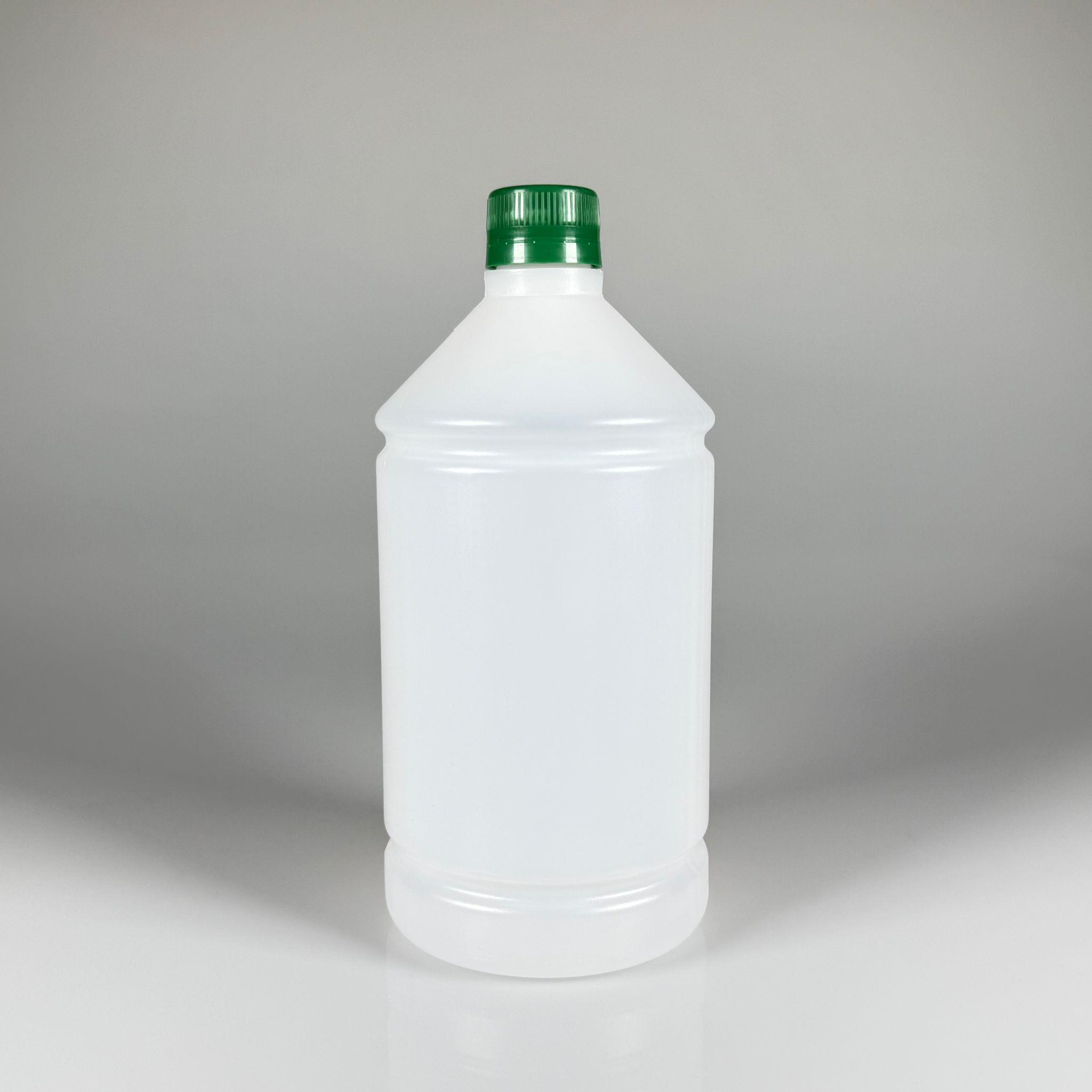 1000 CC TİNER ŞİŞESİ - YEŞİL KİLİTLİ KAPAKLI - 1000 ML KİMYASALA DAYANIKLI PLASTİK ŞİŞE - 1 LT POLİETİLEN ŞİŞE