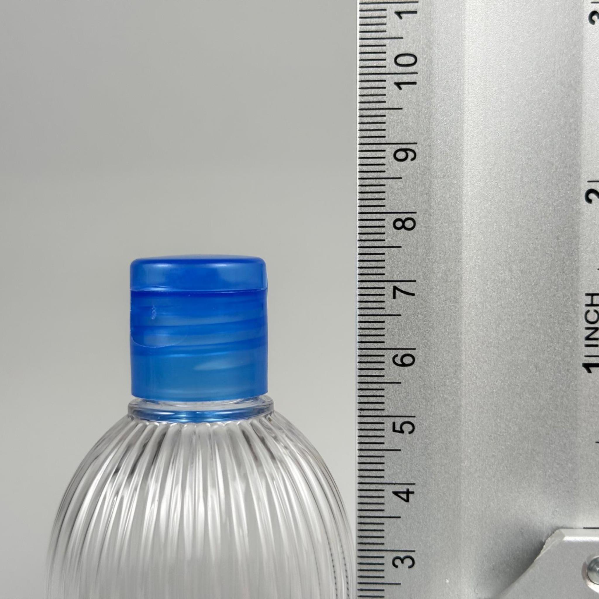 50 CC TOP ÇİZGİLİ DESENLİ 18 MM MAVİ FLİPTOP KAPAKLI PET ŞİŞE - 50 ML TOP MODEL ÇİZGİLİ FLİPTOP KAPAKLI PLASTİK ŞİŞE