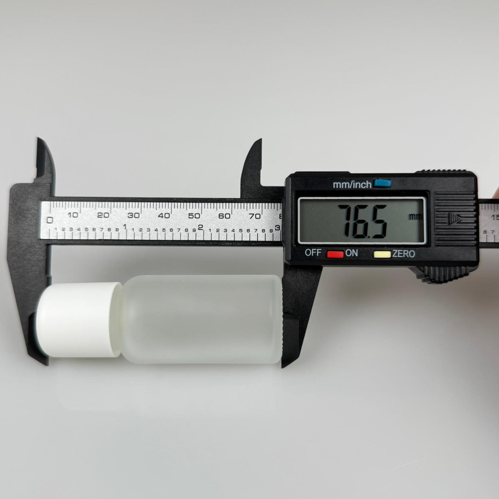 20 CC BUZLU CAM ŞİŞE + İÇTEN DAMLALIKLI ÇOCUK KİLİTLİ BEYAZ KAPAK - BUZLU 20 ML KİLİT KAPAKLI DAMLATMALI ŞİŞE