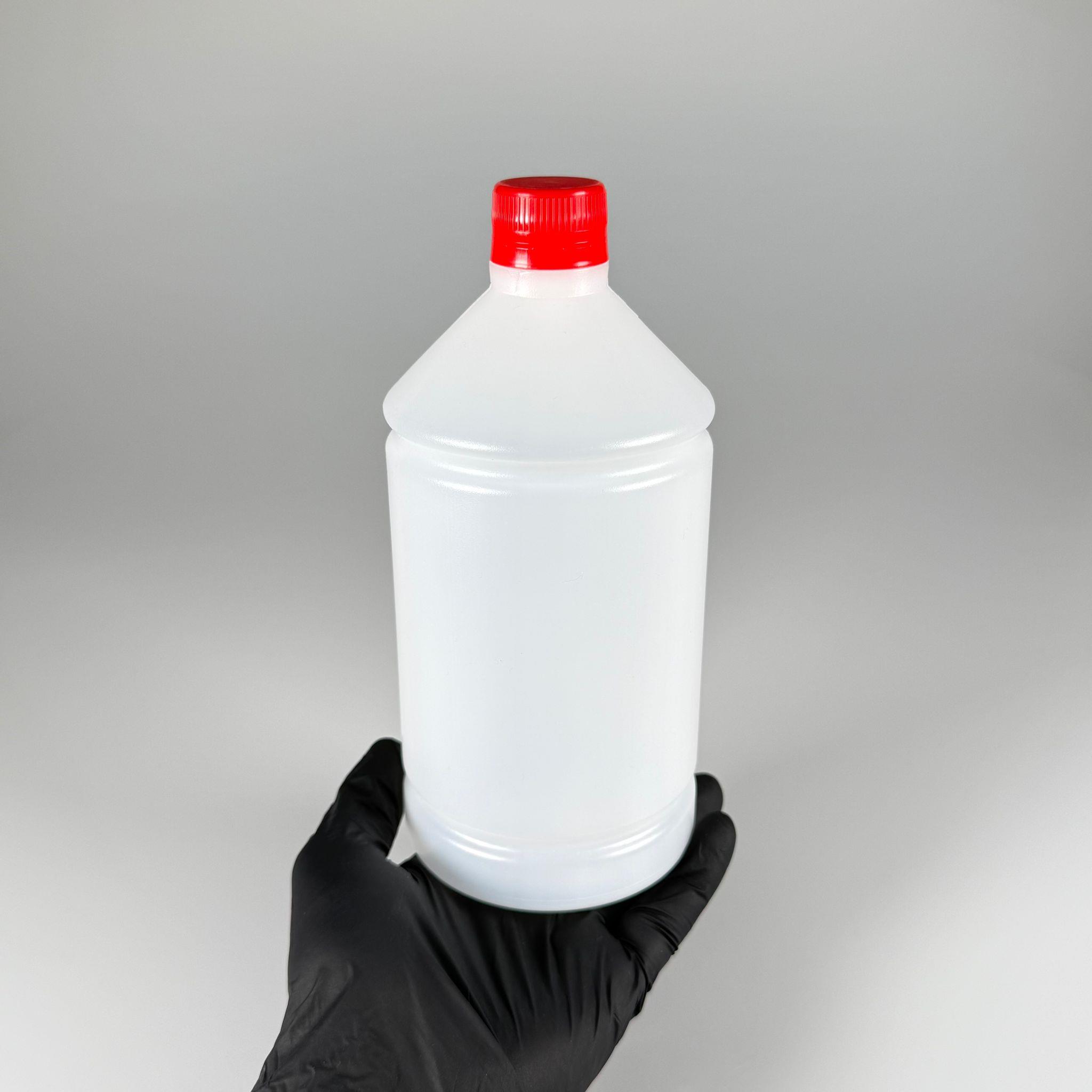 1000 CC TİNER ŞİŞESİ - KIRMIZI KİLİTLİ KAPAKLI - 1000 ML KİMYASALA DAYANIKLI PLASTİK ŞİŞE - 1 LT POLİETİLEN ŞİŞE