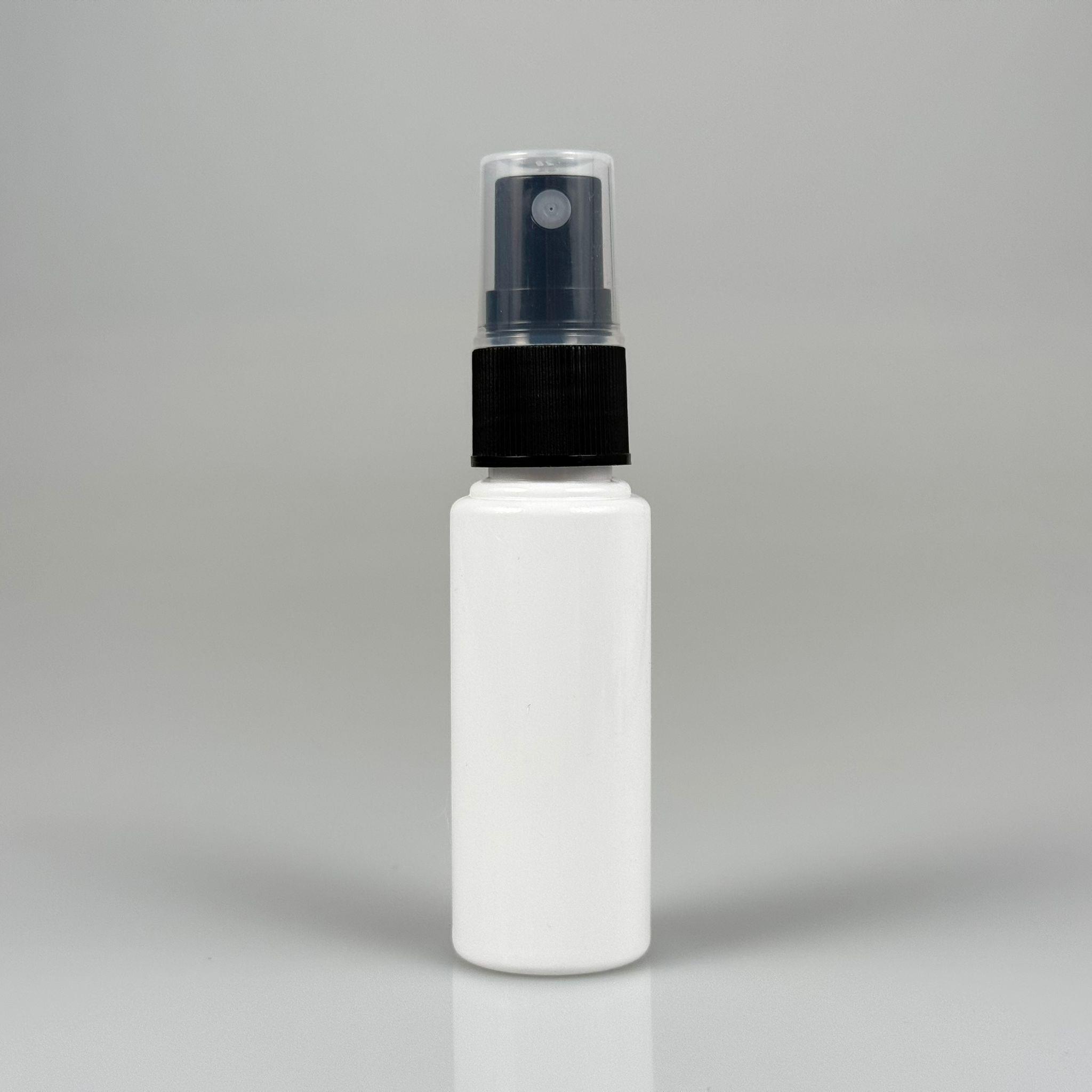 30 CC BEYAZ PET ŞİŞE - SİYAH SPREYLİ TESTER 30 ML PLASTİK ŞİŞE