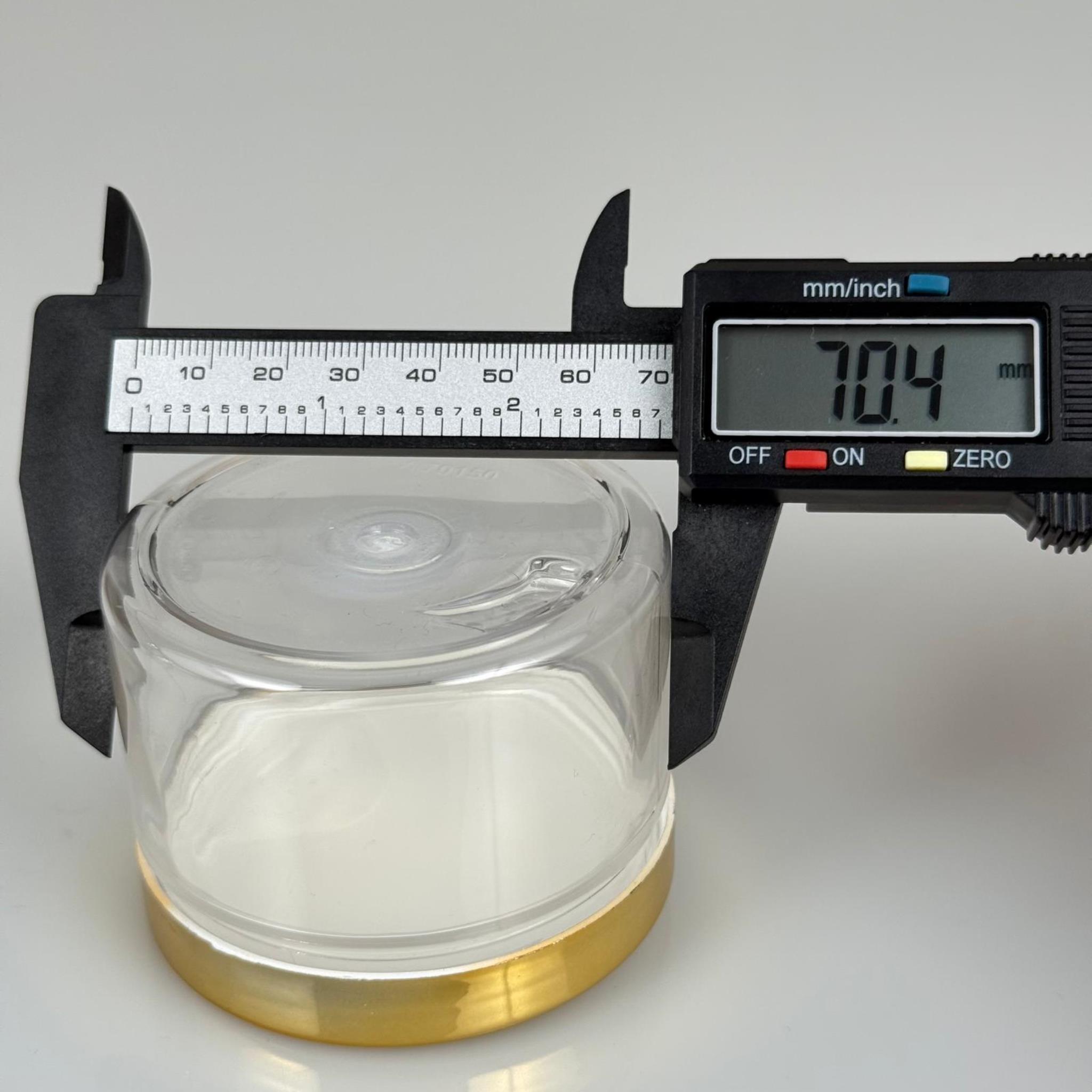 150 ML SERT PET KAVANOZ + GOLD KAPLAMALI PLASTİK KAPAK + İÇ TIPA - 150 CC KALIN ŞEFFAF PLASTİK KAVANOZ GOLD KAPLAMALI PLASTİK KAPAKLI İÇ TIPALI TAKIM - KREM KAVANOZLARI