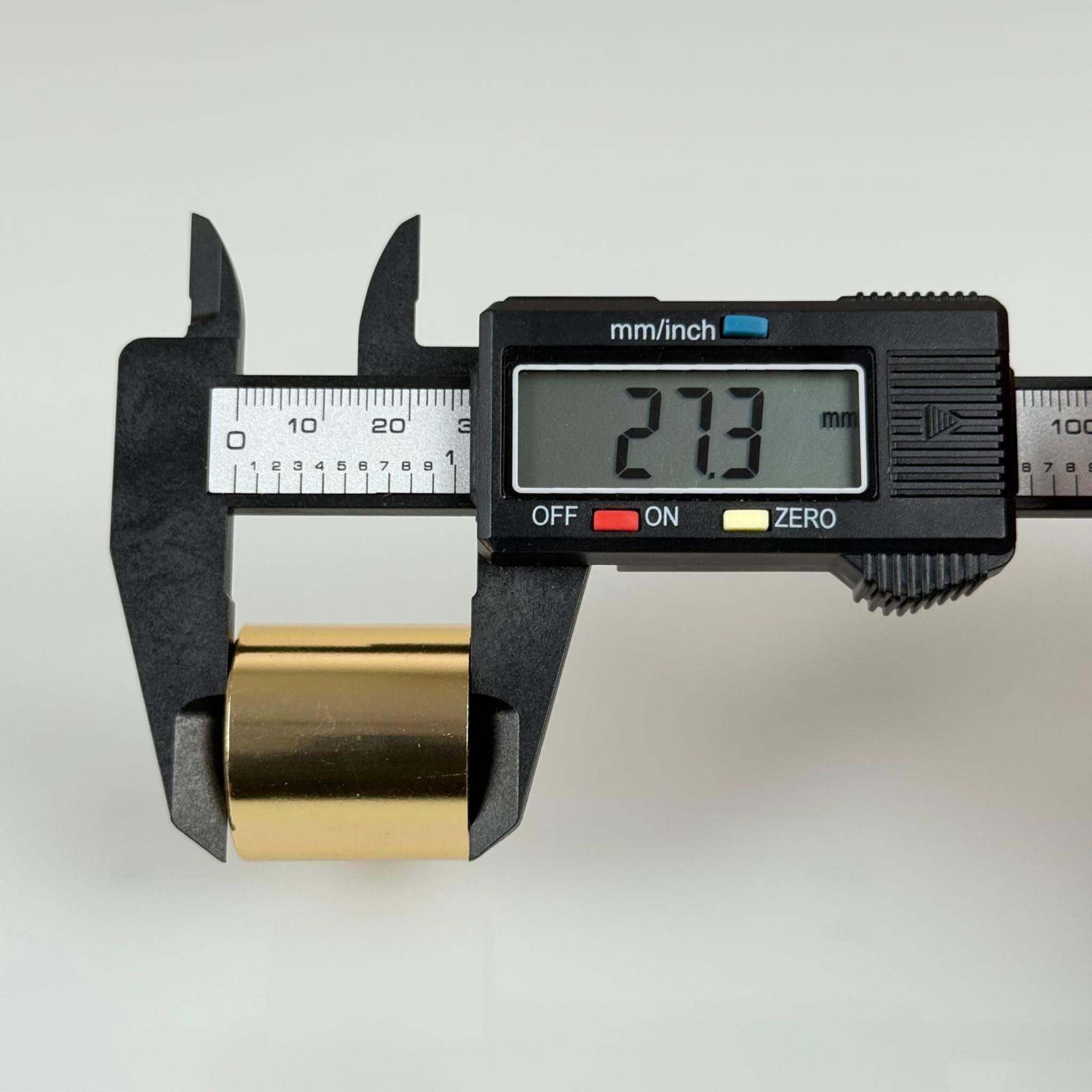 24 MM DİSKTOP KAPAK GOLD KAPLAMALI (ŞAMPUAN KAPAK) - ÜSTÜ SİYAH