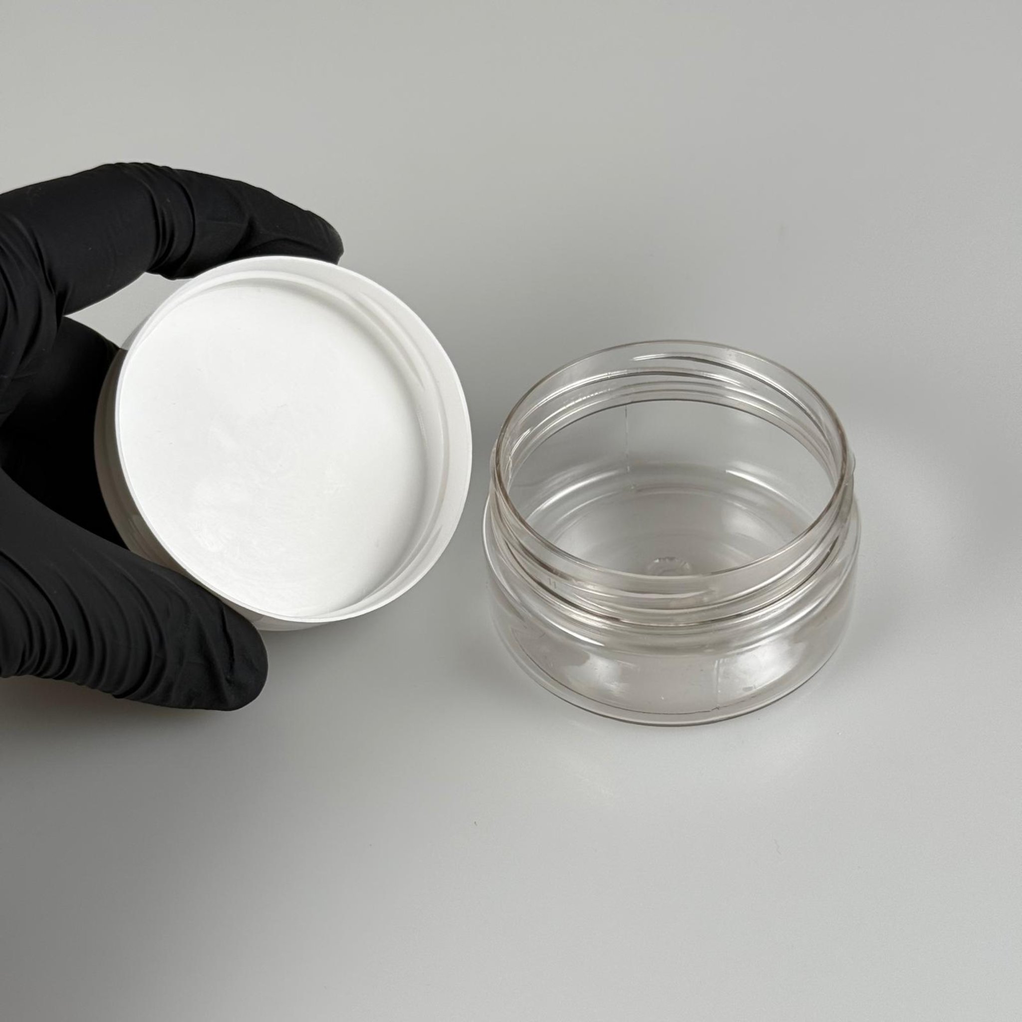 50 CC PET KAVANOZ- BEYAZ KAPAKLI - 50 ML PLASTİK KAVANOZ - KREM KAVANOZU