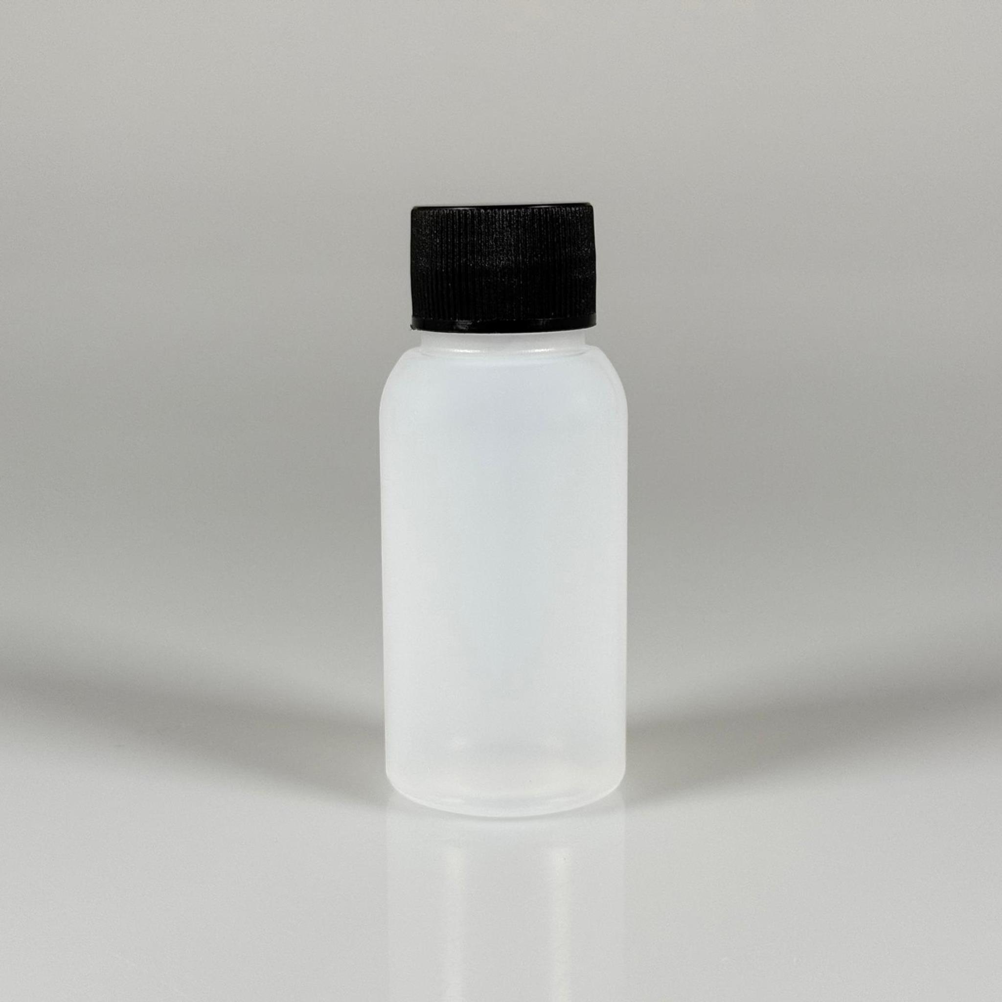 50 ML SIKILABİLİR YUMUŞAK POLİETİLEN PE PLASTİK ŞİŞE - CONTALI SİYAH KAPAKLI - 50 cc sos, yağ, kartuş, mürekkep vb için boş şişeler