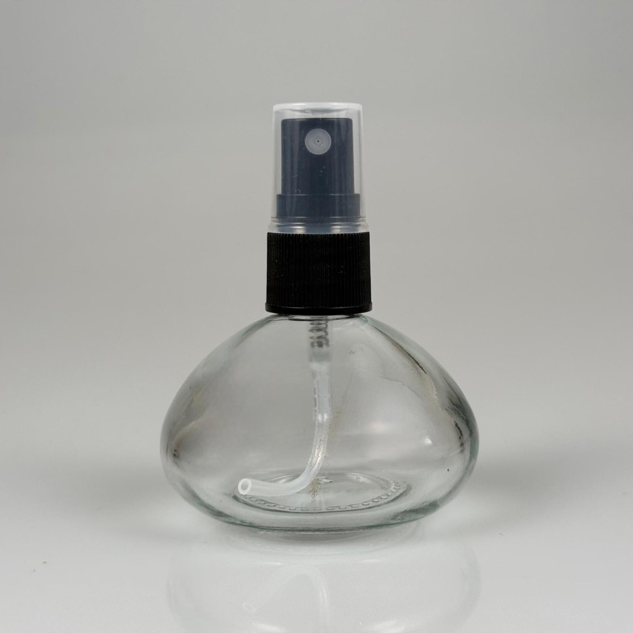 50 CC BASIK CAM ŞİŞE + SİYAH SPREY FISFIS - 50 ML HEDİYELİK CAM KOLONYA ŞİŞESİ - DÜĞÜN, NİŞAN, SÖZ, KINA, CENAZE, PROMOSYON İÇİN HEDİYELİK KOLONYA ŞİŞELERİ