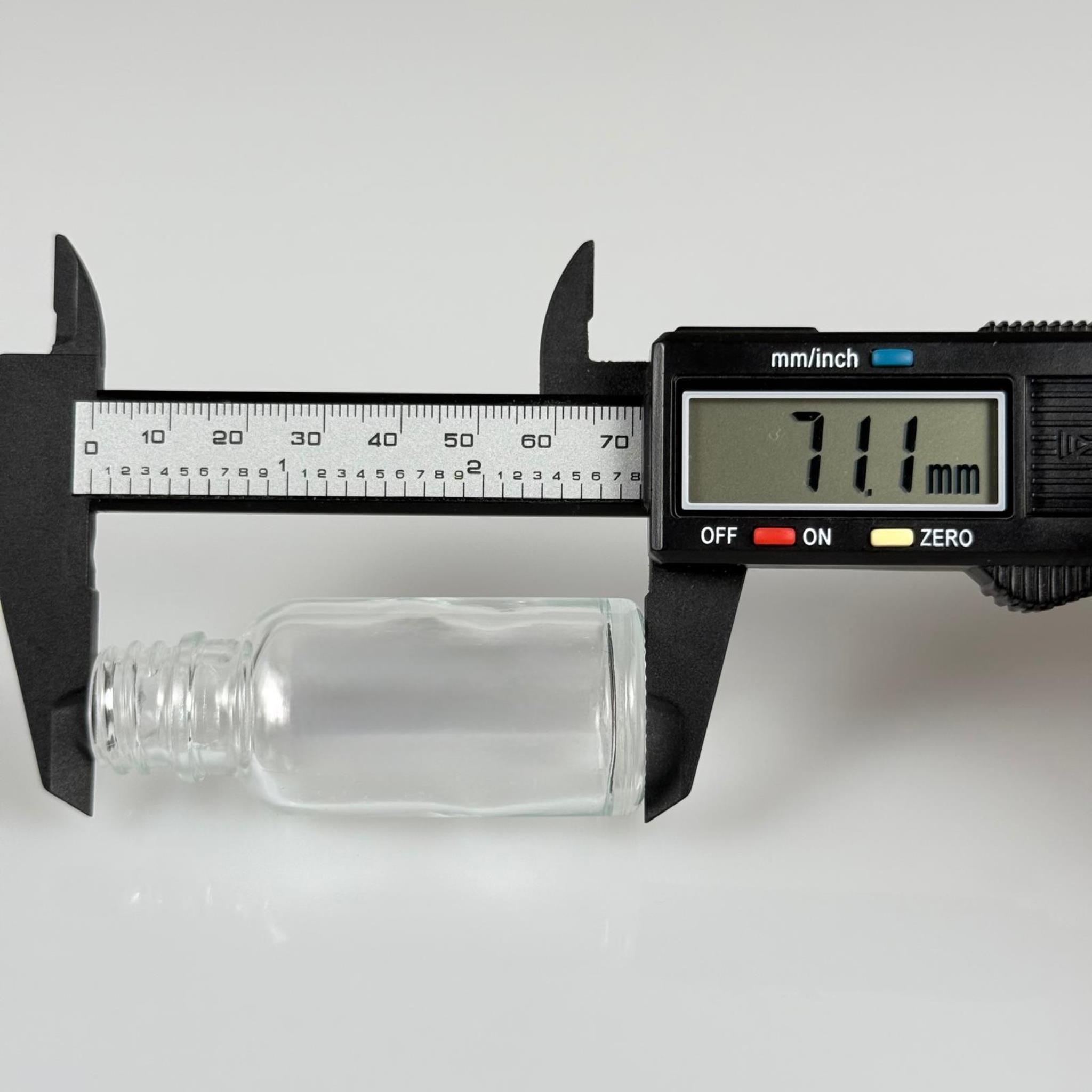 20 CC ŞEFFAF CAM ŞİŞE 18 MM AD