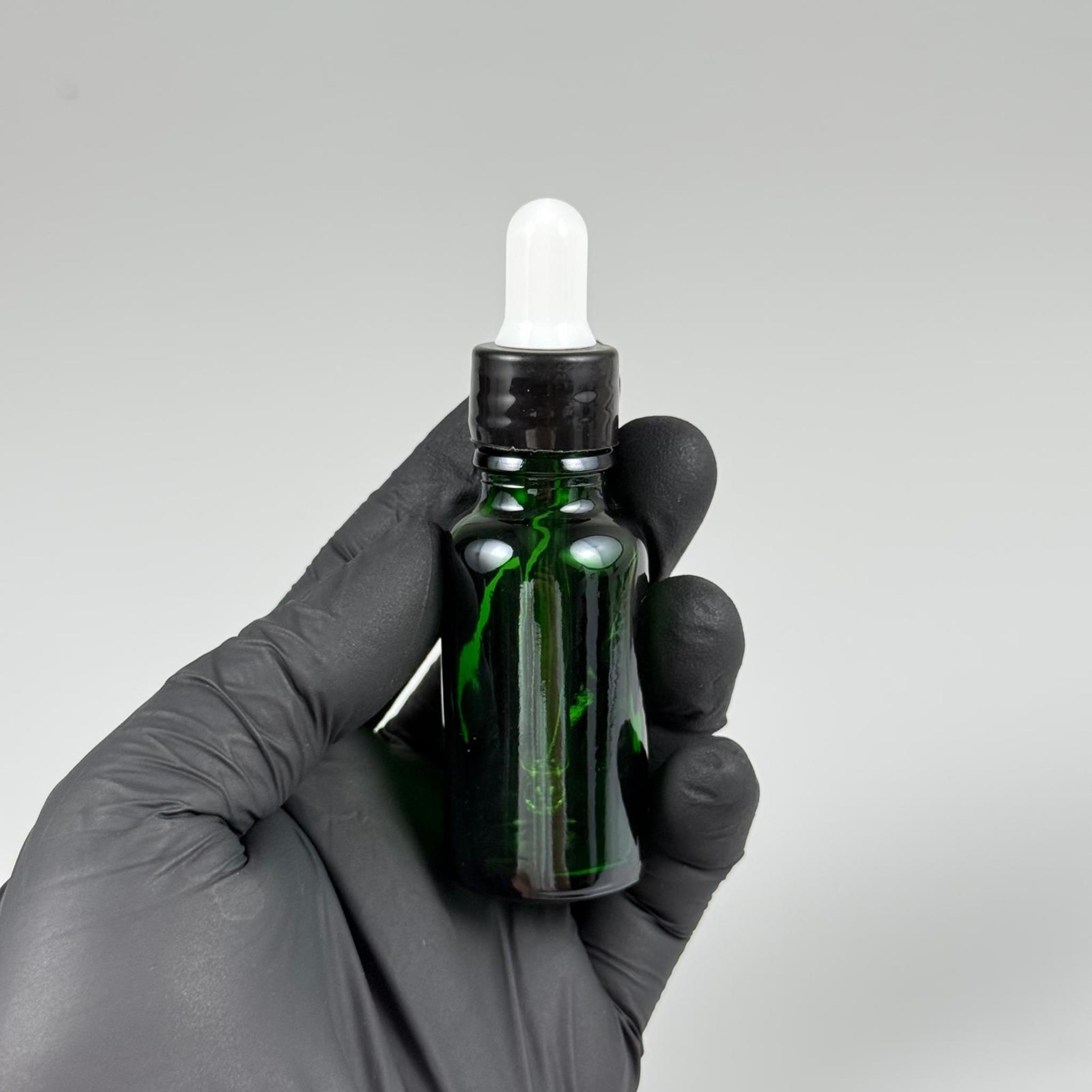 20 CC YEŞİL CAM DAMLALIKLI ŞİŞE - BEYAZ EMZİK + SİYAH  DÜZ KAPAK + CAM PİPET TAKIM - 20 ML YEŞİL DAMLALIKLI ŞİŞE SETİ