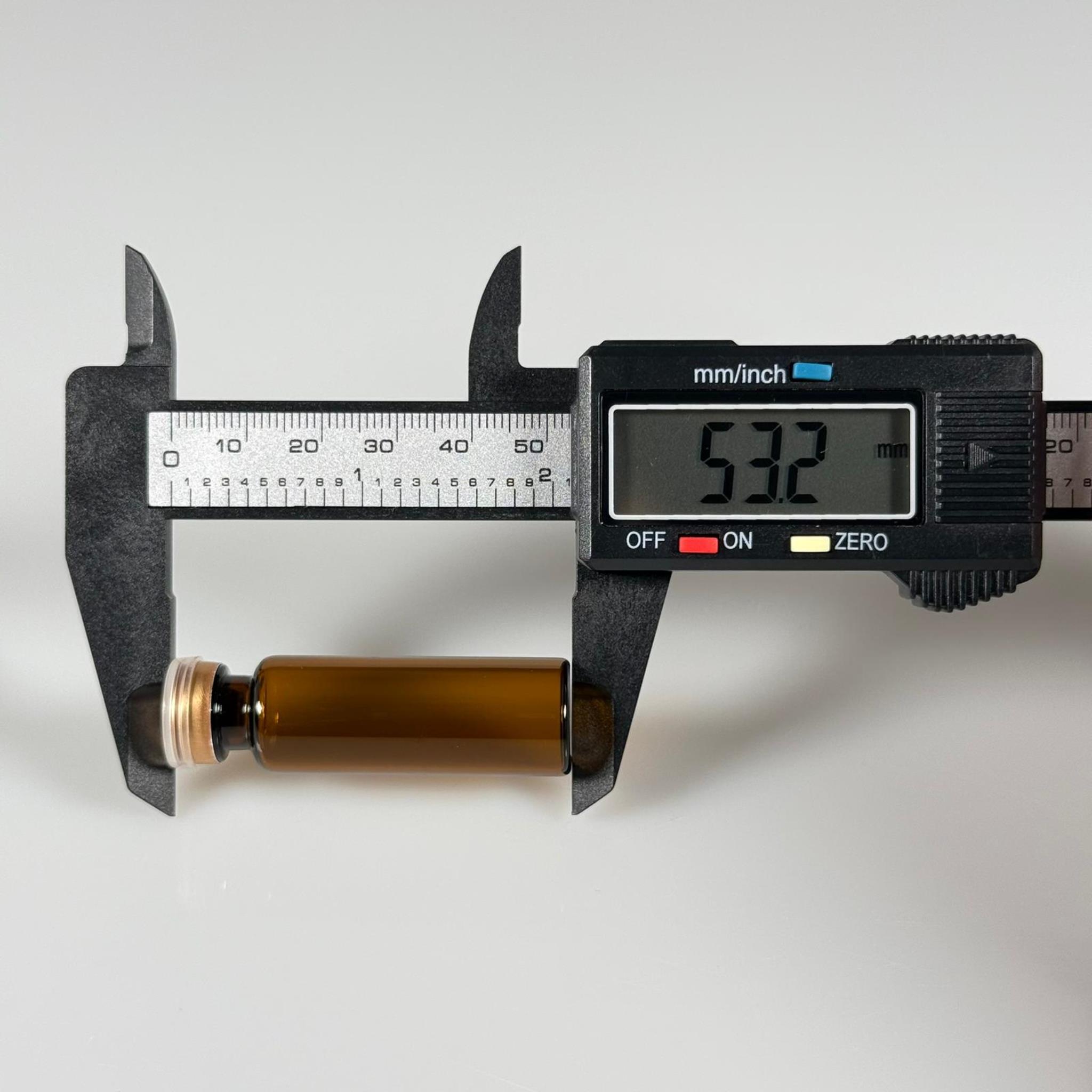 5 ML vial flakon şişe - 13 ağız 5 cc amber cam ilaç şişesi + kauçuk butil enjektör tıpası + gold alüminyum kapaklı takım