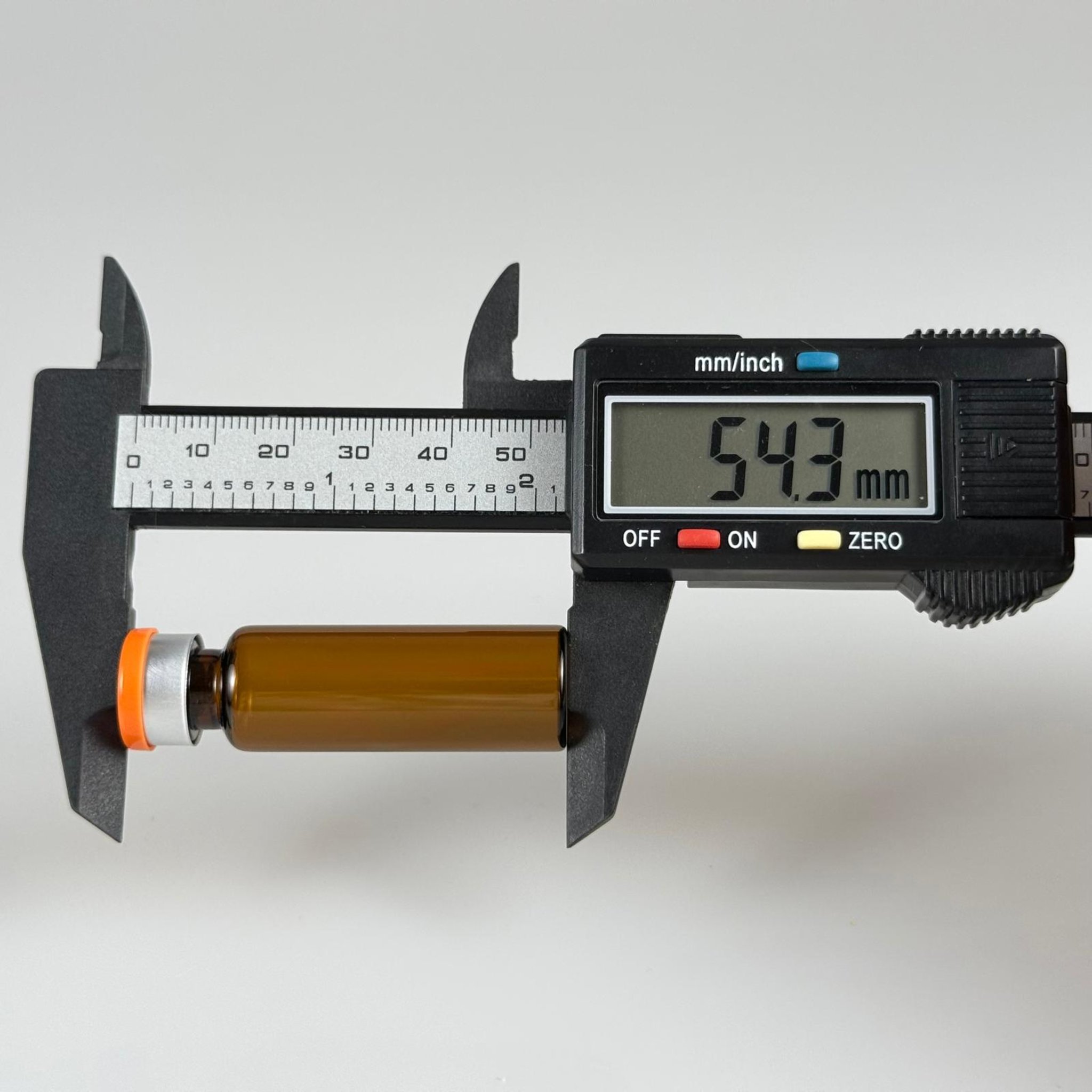 5 ML VİAL FLAKON ŞİŞE- 13 AĞIZ 5 CC AMBER CAM İLAÇ ŞİŞESİ + KAUÇUK BUTİL ENJEKTÖR TIPASI + TURUNCU FLAKON KAPAKLI TAKIM