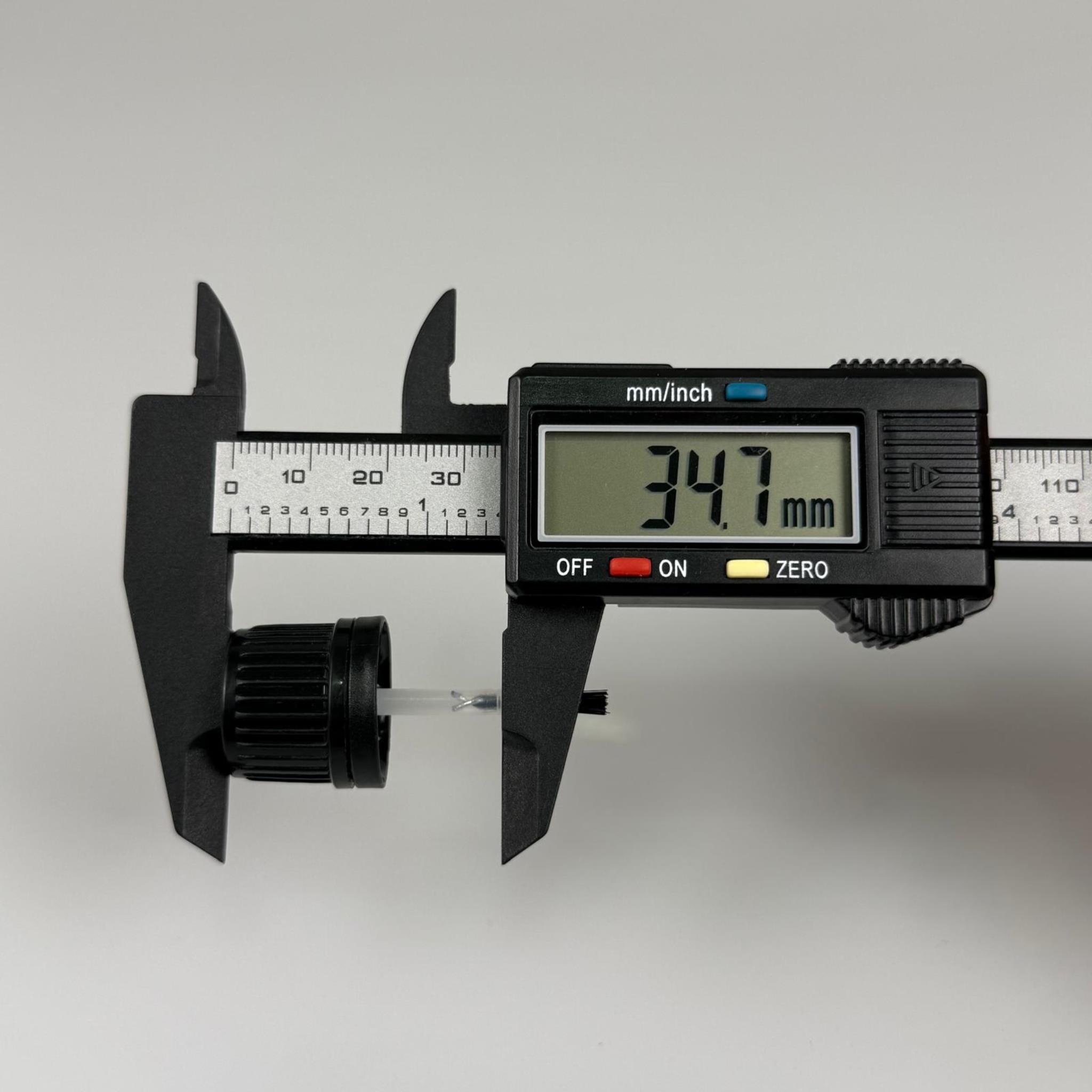 18 MM FIRÇALI KAPAK - SİYAH (4,5 CM FIRÇA BOYU)