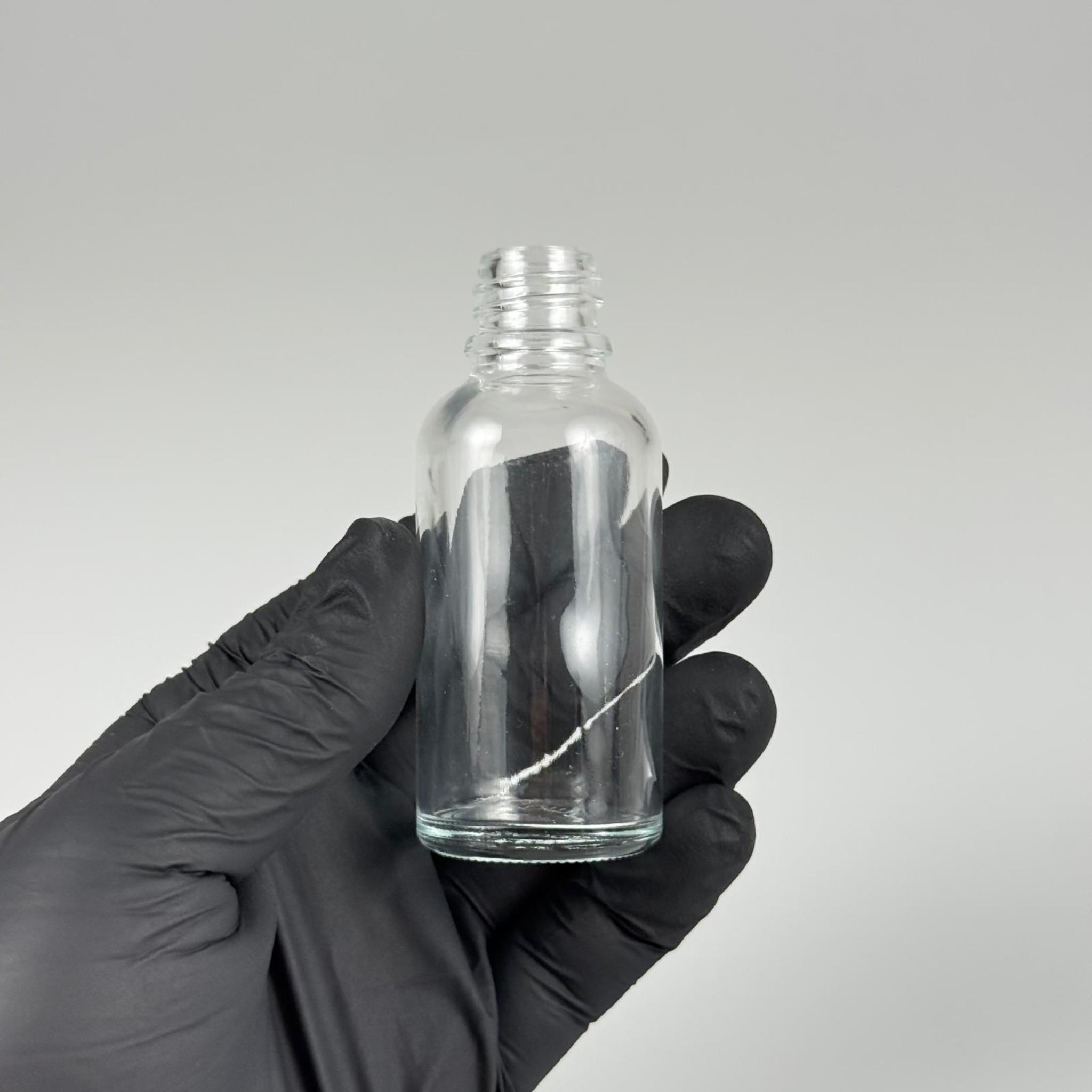 30 CC ŞEFFAF CAM ŞİŞE 18 MM AD