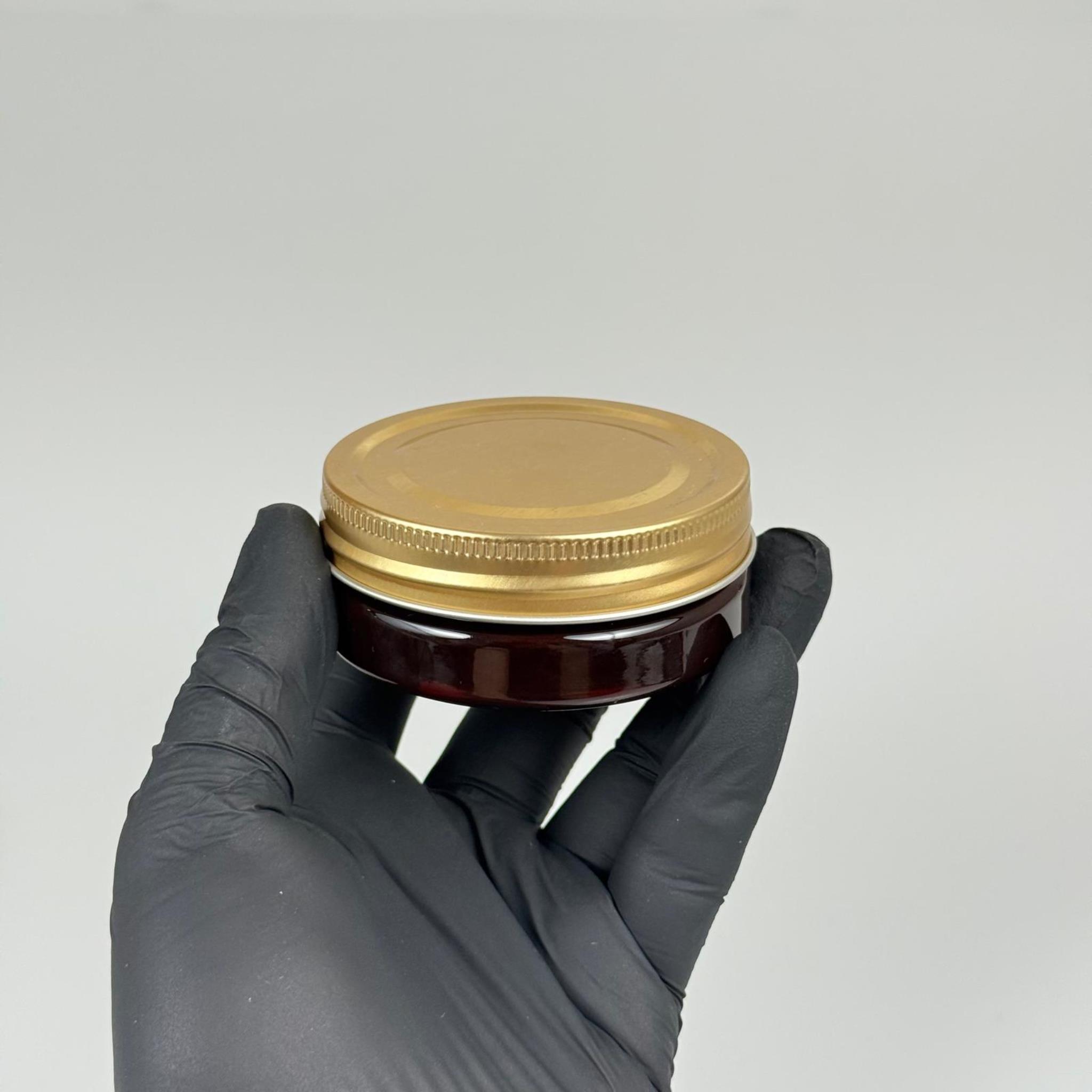 50 ML SERT PET KAVANOZ + GOLD METAL KAPAK + İÇ TIPA - 50 CC KALIN AMBER PLASTİK KAVANOZ GOLD METAL KAPAKLI İÇ TIPALI TAKIM - KREM KAVANOZLARI