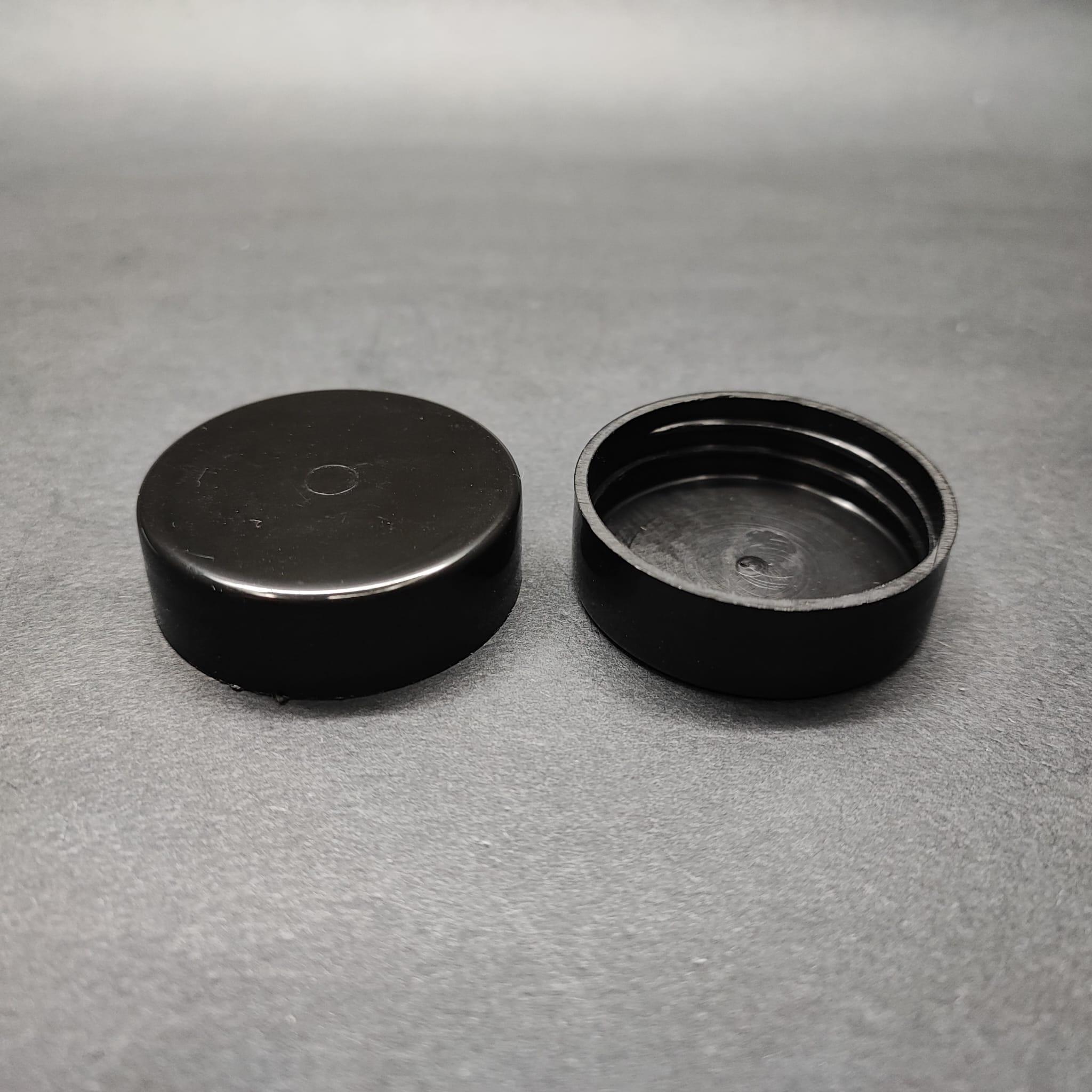 41 MM VİDALI PLASTİK KAPAK SİYAH