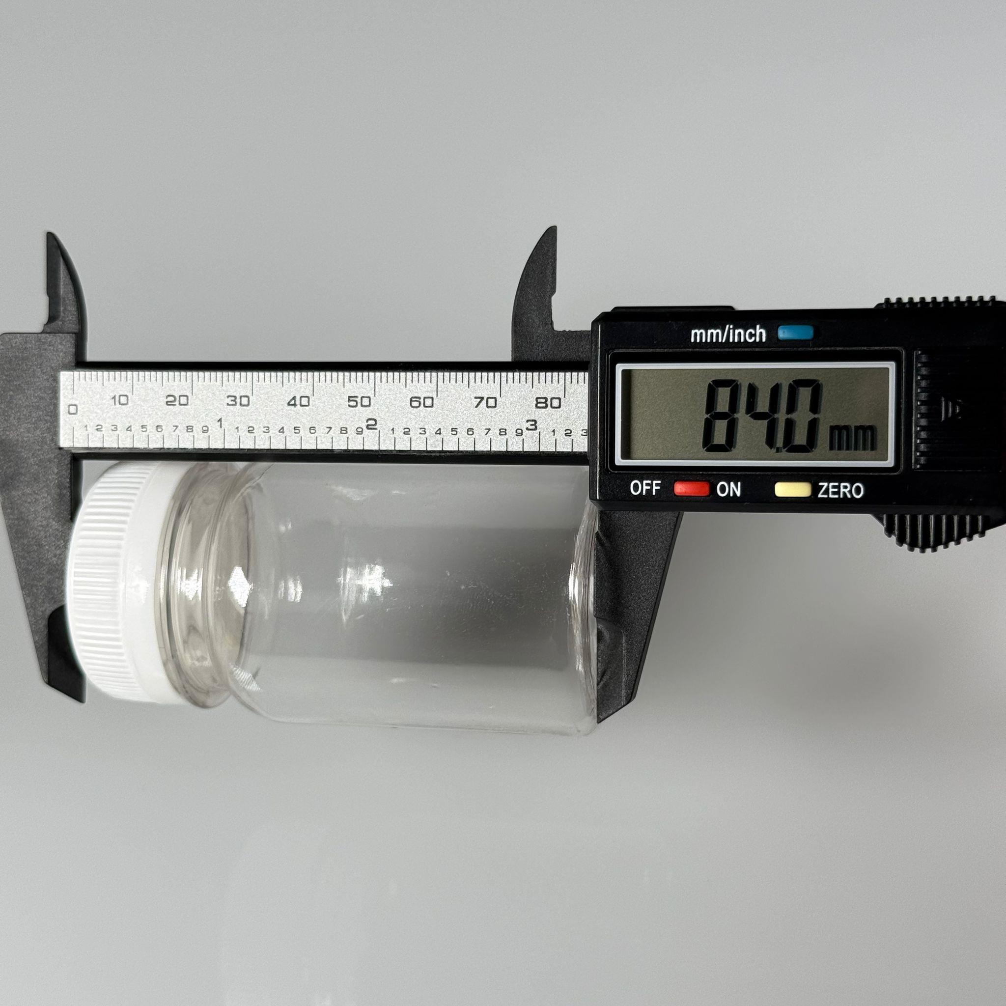 100 CC SİLİNDİR PET ŞİŞE (15,6 GR) - 38 MM GENİŞ AĞIZLI KİLİTLİ BEYAZ KAPAKLI  - 100 ML PLASTİK BOŞ ŞİŞELER