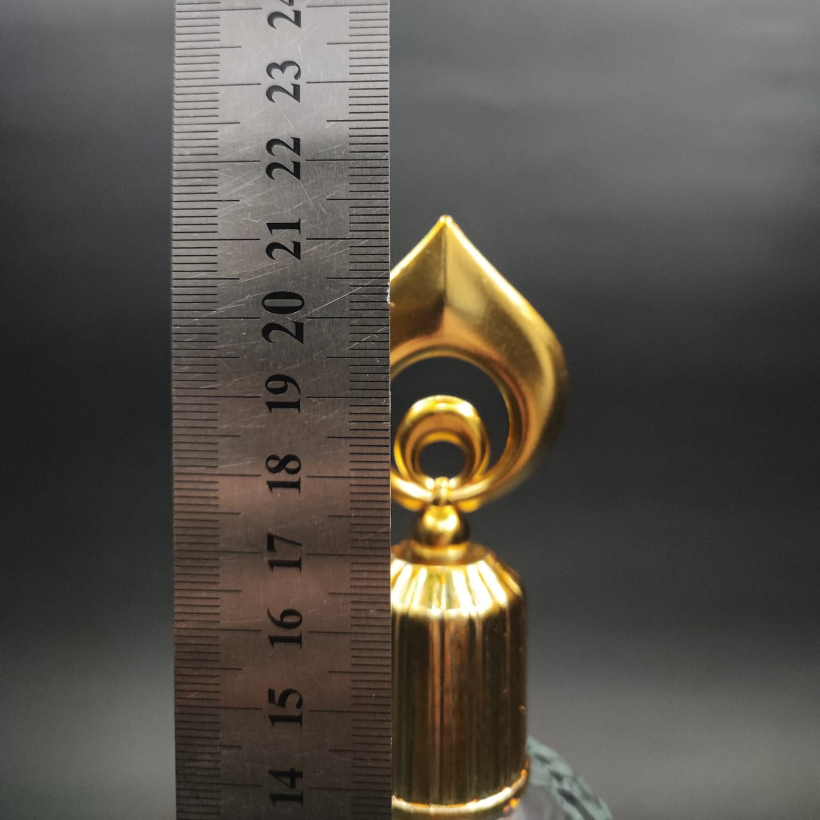 200 CC SİLİNDİR ZÜMRÜT MODEL CAM KOLONYA ŞİŞE - GOLD HİLAL KAPAKLI + TIPALI - 200 ML ZÜMRÜT CAM KOLONYA ŞİŞELERİ