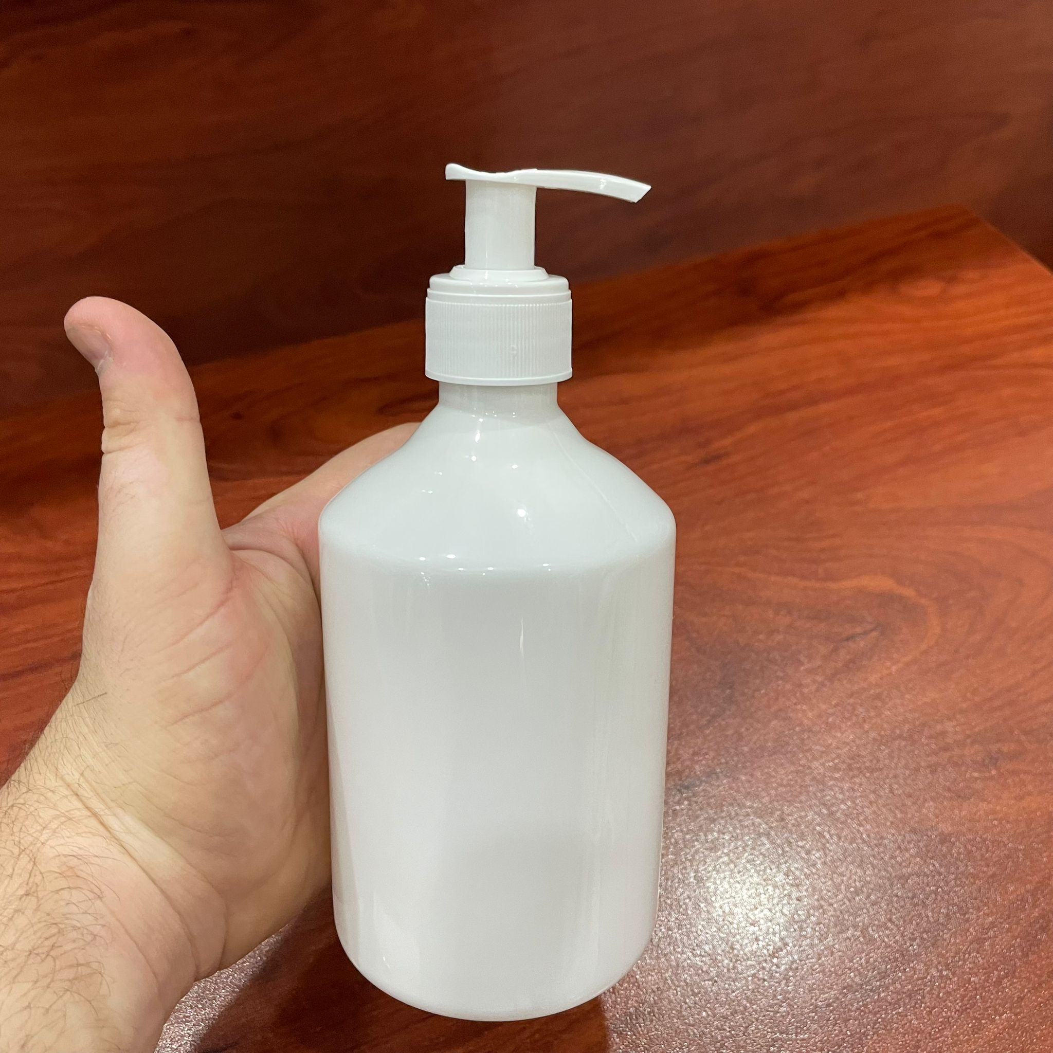 500 CC BEYAZ PET ŞİŞE - 500 ML BEYAZ PLASTİK ŞİŞE BEYAZ POMPALI - SIVI SABUN POMPALI PLASTİK ŞİŞE