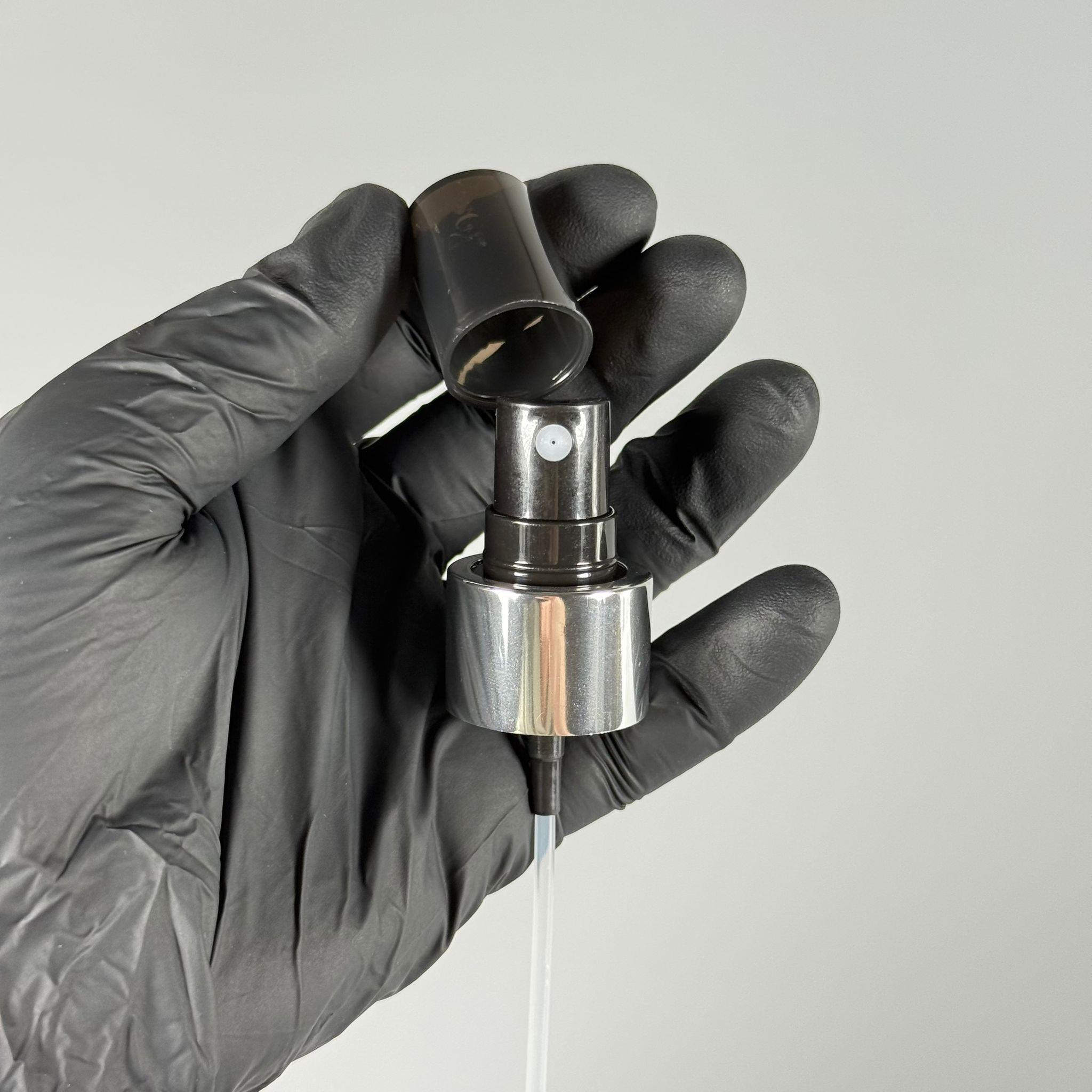 24 MM SPREY PARMAK SPREY GÜMÜŞ SİYAH METALİK KAPLAMALI 24 MM VALF