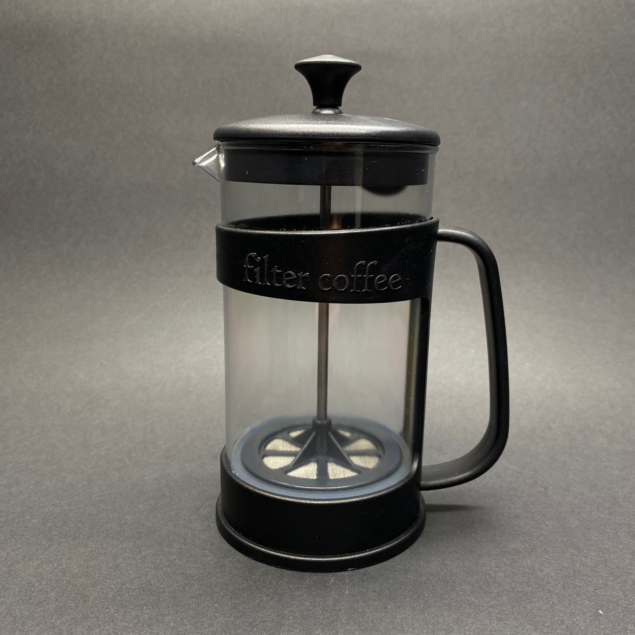 Filtre Kahve Ve Çay Demliği French Press 350 ml - PLASTİK ALTLI