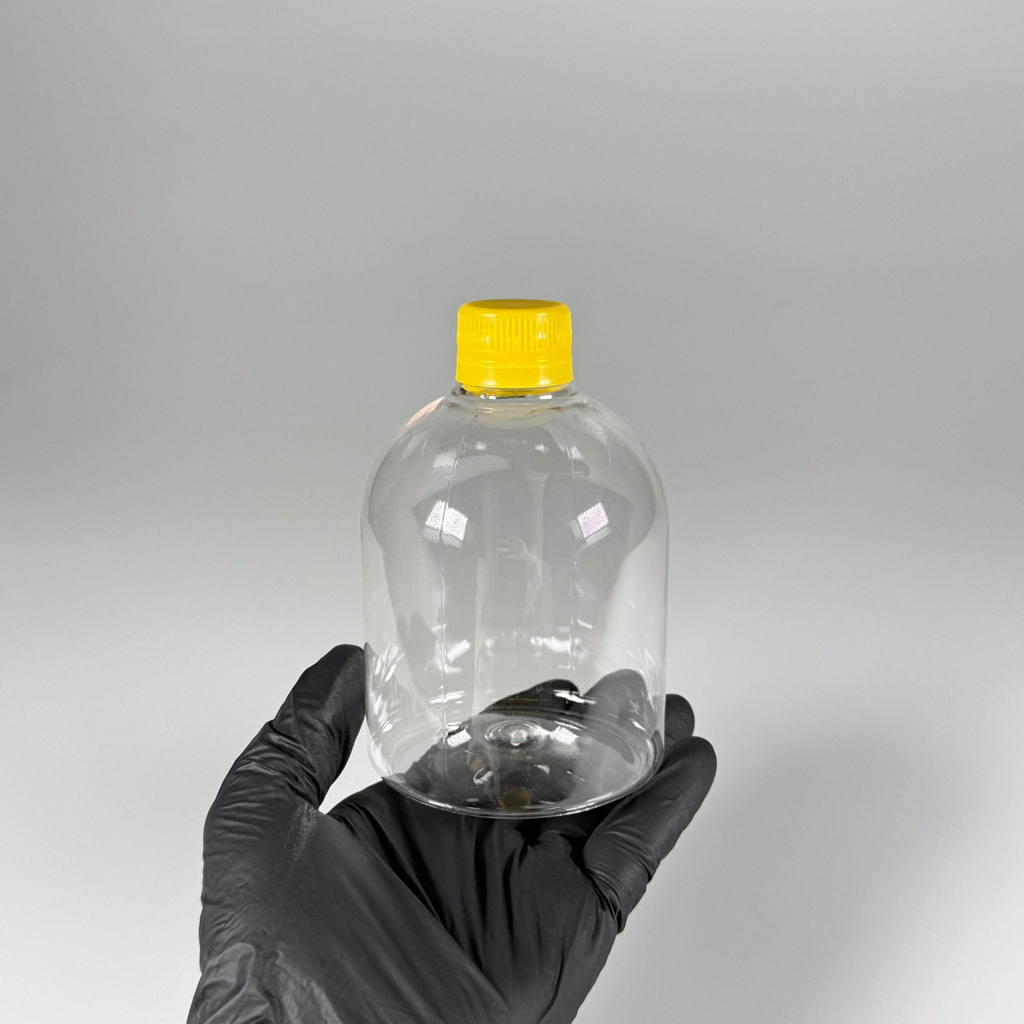 500 CC TOMBUL PLASTİK ŞİŞE - SARI KİLİTLİ KAPAKLI - 500 ML TOMBUL BOŞ PLASTİK ŞİŞE - SERT PET ŞİŞE - MÜHÜR KAPAKLI ŞİŞE