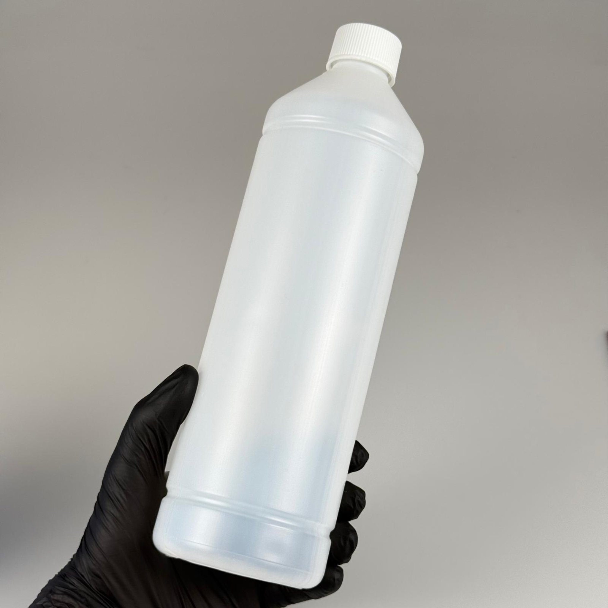 1 LİTRE TİNER ŞİŞESİ - BEYAZ ÇOCUK KİLİTLİ KAPAKLI - 1000 ML KİMYASALA DAYANIKLI PLASTİK ŞİŞE - 1 LT POLİETİLEN ŞİŞE UZUN