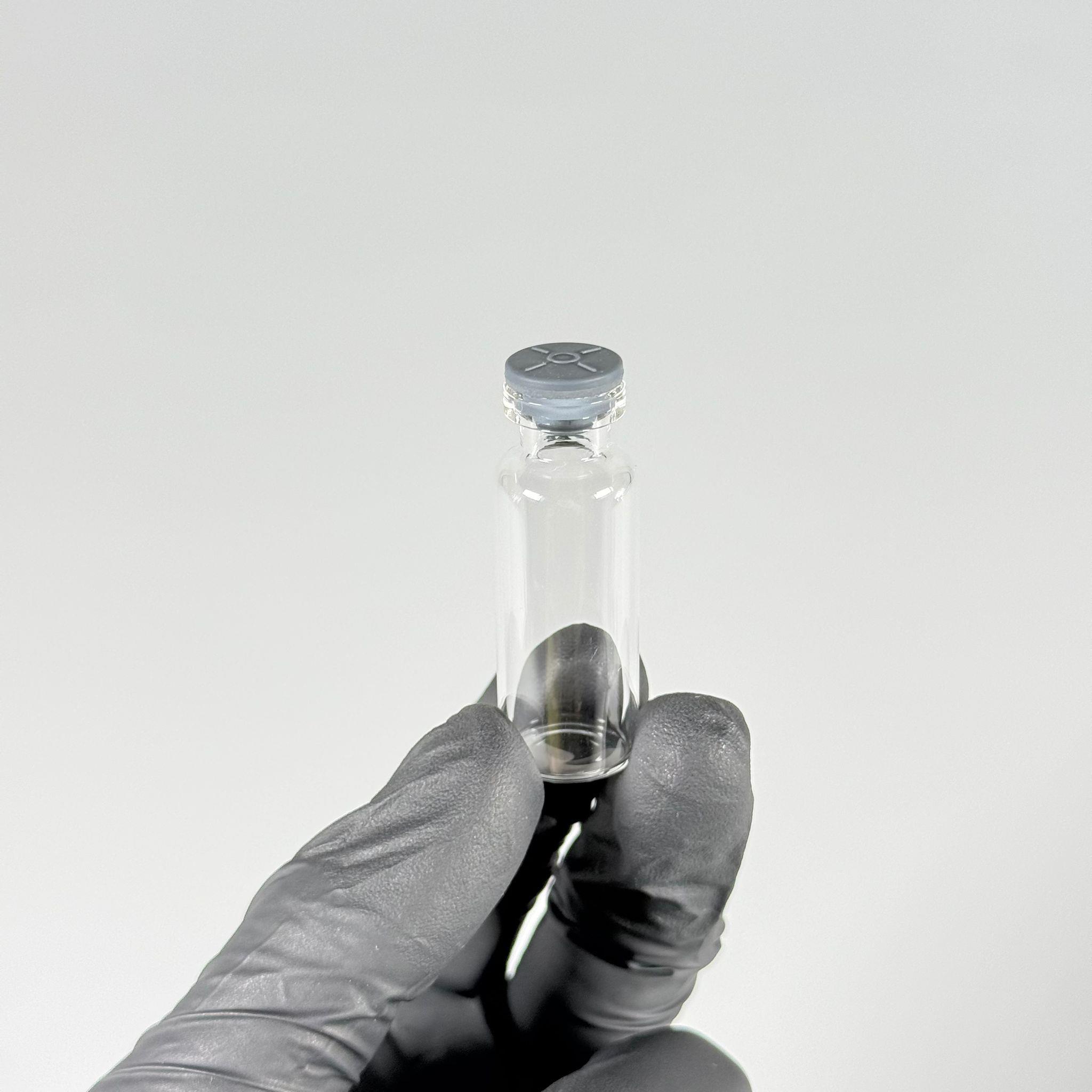 4 ML vial flakon şişe - 13 ağız 4 cc şeffaf cam ilaç şişesi + kauçuk butil enjektör tıpası