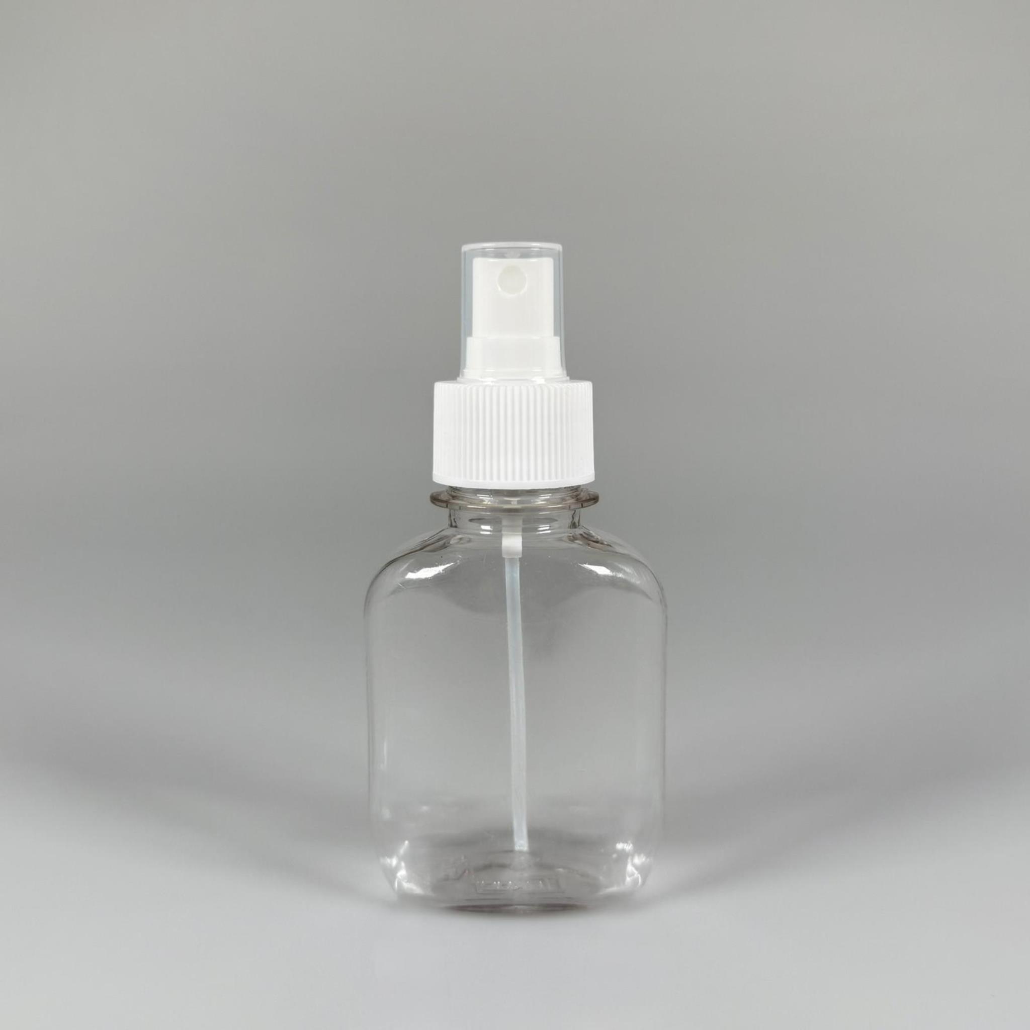 sprey şişe plastik -  100 ml plastik pet şişe + beyaz sprey set