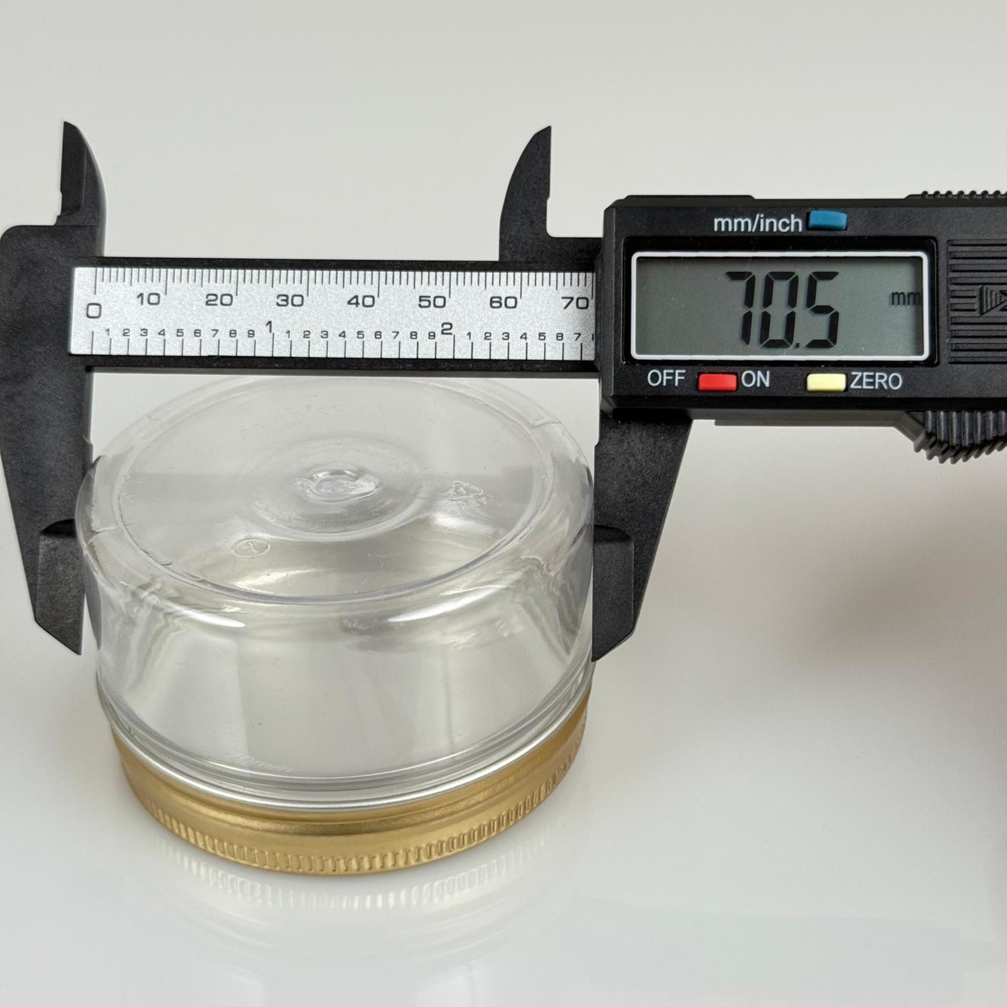 100 ML SERT PET KAVANOZ + GOLD METAL KAPAK + İÇ TIPA - 100 CC KALIN ŞEFFAF PLASTİK KAVANOZ GOLD METAL KAPAKLI İÇ TIPALI TAKIM - KREM KAVANOZLARI