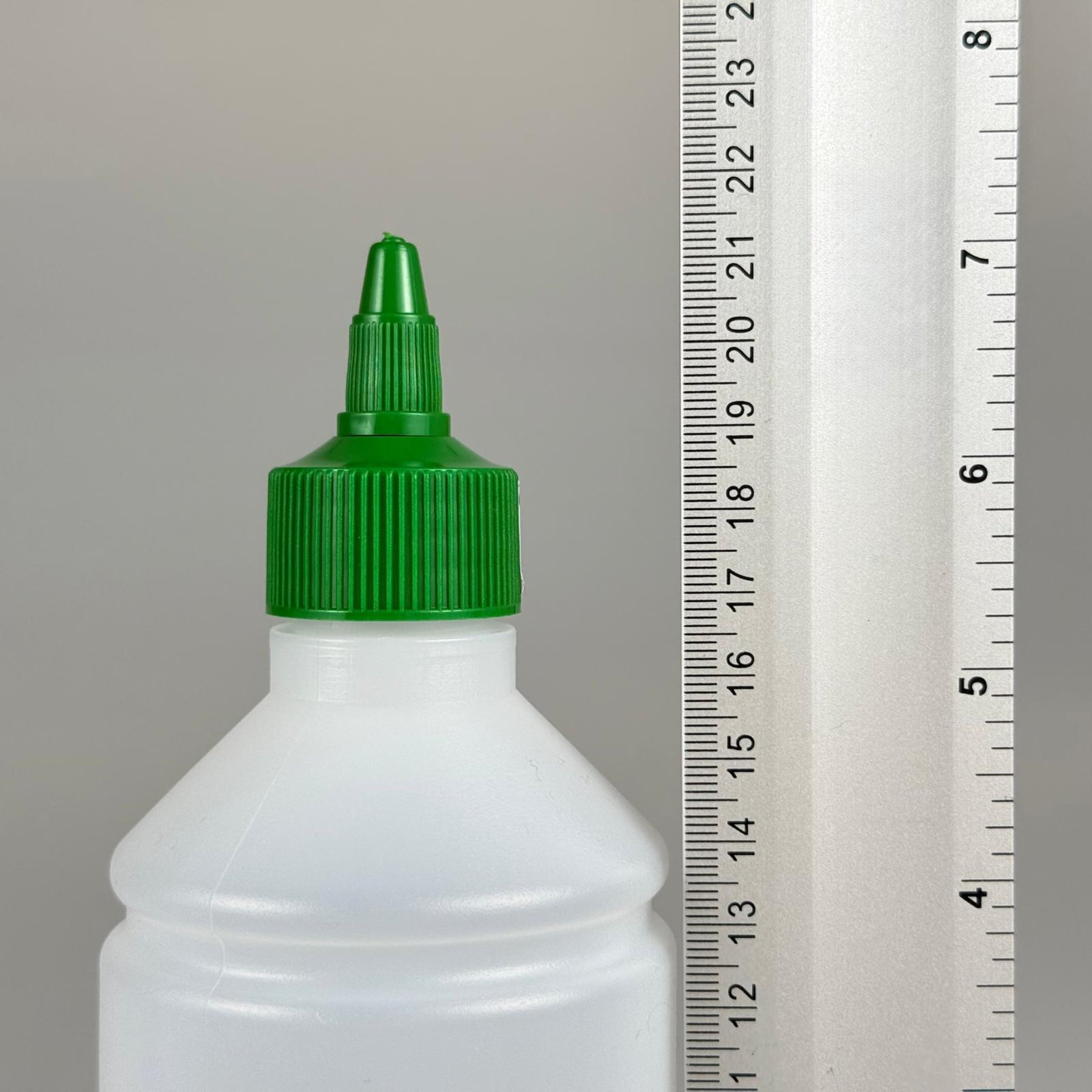 ZEYTİNYAĞI, SOS, ACI SOS, SİRKE, SRIRACHA VB BOŞ ŞİŞELERİ - YEŞİL SİVRİ TWİST AKITICI KAPAK + 500 ML NATÜREL POLİETİLEN PLASTİK ŞİŞE TAKIM
