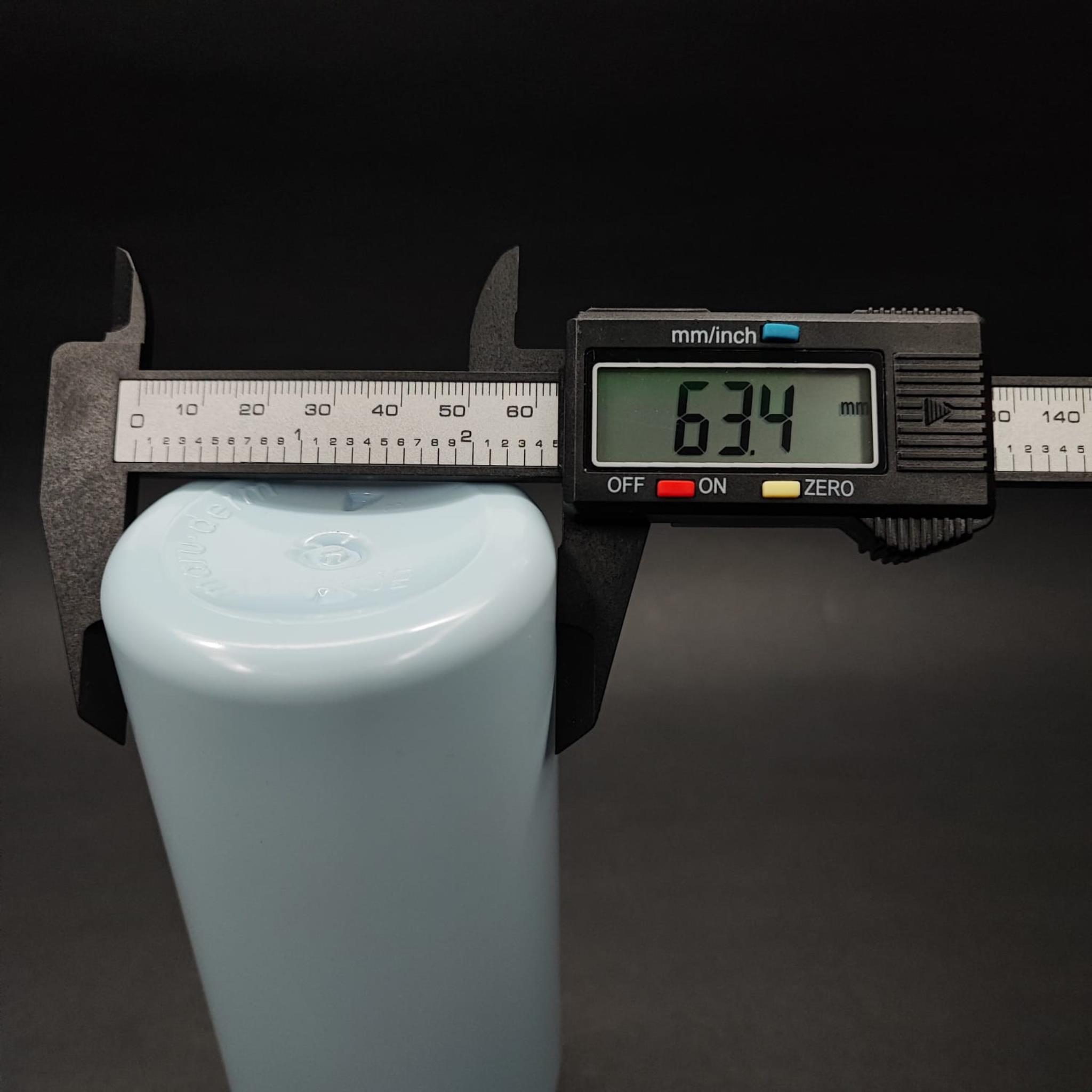 400 CC OVAL BOYUNLU SİLİNDİR PET ŞİŞE (30 GR) - SİYAH FARMASİ MODEL FLİPTOP ŞAMPUAN KAPAKLI - 400 ML PLASTİK ŞİŞE - BEBEK MAVİSİ