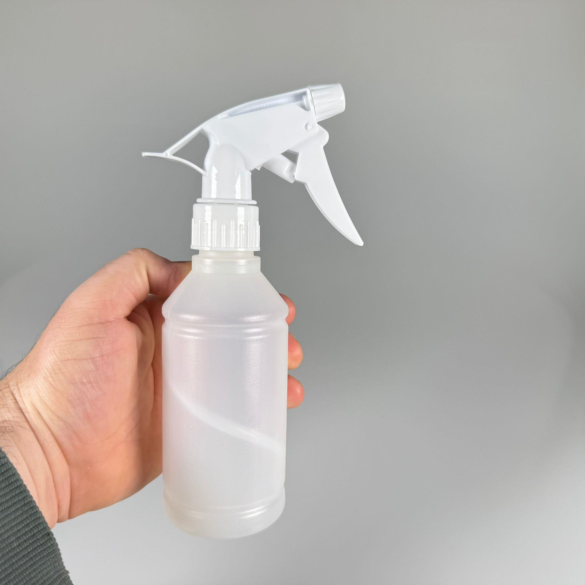 250 CC TİNER ŞİŞESİ - BEYAZ DOZAJLI KİMYASALA DAYANIKLI TRİGER TETİK SPREYLİ - 250 ML KİMYASALA DAYANIKLI PLASTİK ŞİŞE - 0,25 LT POLİETİLEN ŞİŞE