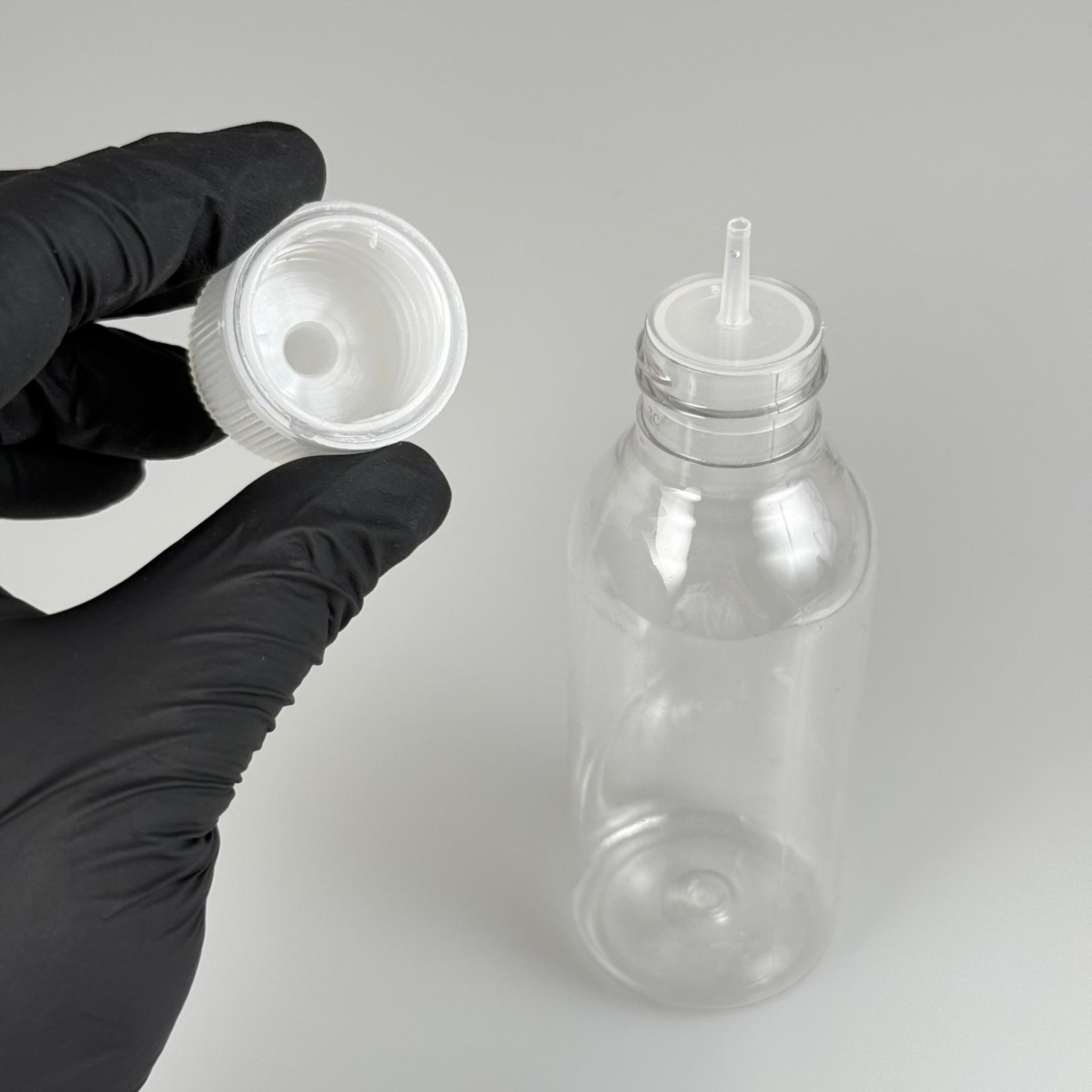100 CC SERT GORİLLA ŞİŞE - ŞEFFAF - 100 ML LİKİT ŞİŞESİ - MÜREKKEP ŞİŞESİ - ÇOCUK KİLİT KAPAKLI  - AKITICI TIPALI - İĞNE UÇLU DAMLALIKLI ŞİŞE
