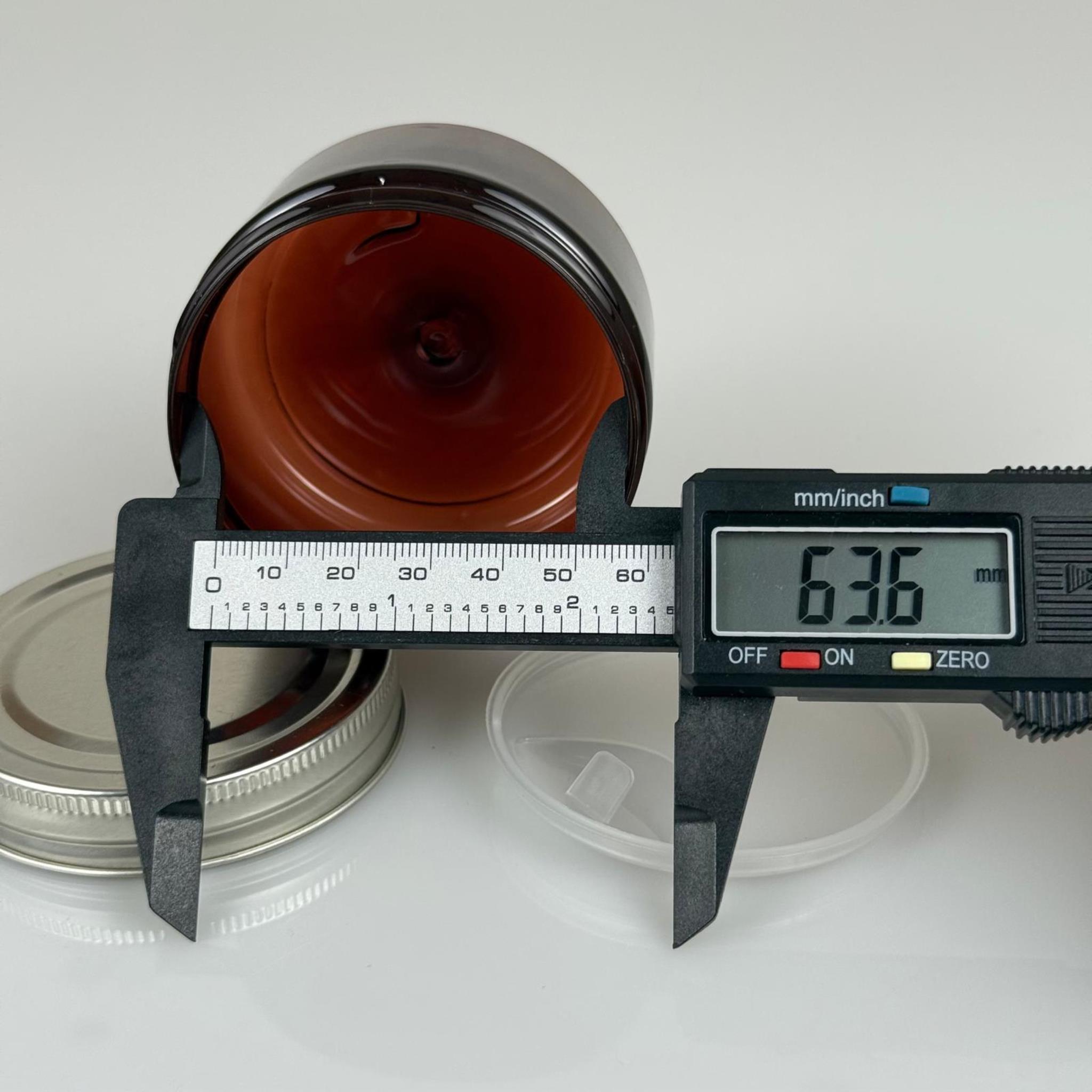 150 ML SERT PET KAVANOZ + GÜMÜŞ METAL KAPAK + İÇ TIPA - 150 CC KALIN AMBER PLASTİK KAVANOZ GÜMÜŞ METAL KAPAKLI İÇ TIPALI TAKIM - KREM KAVANOZLARI