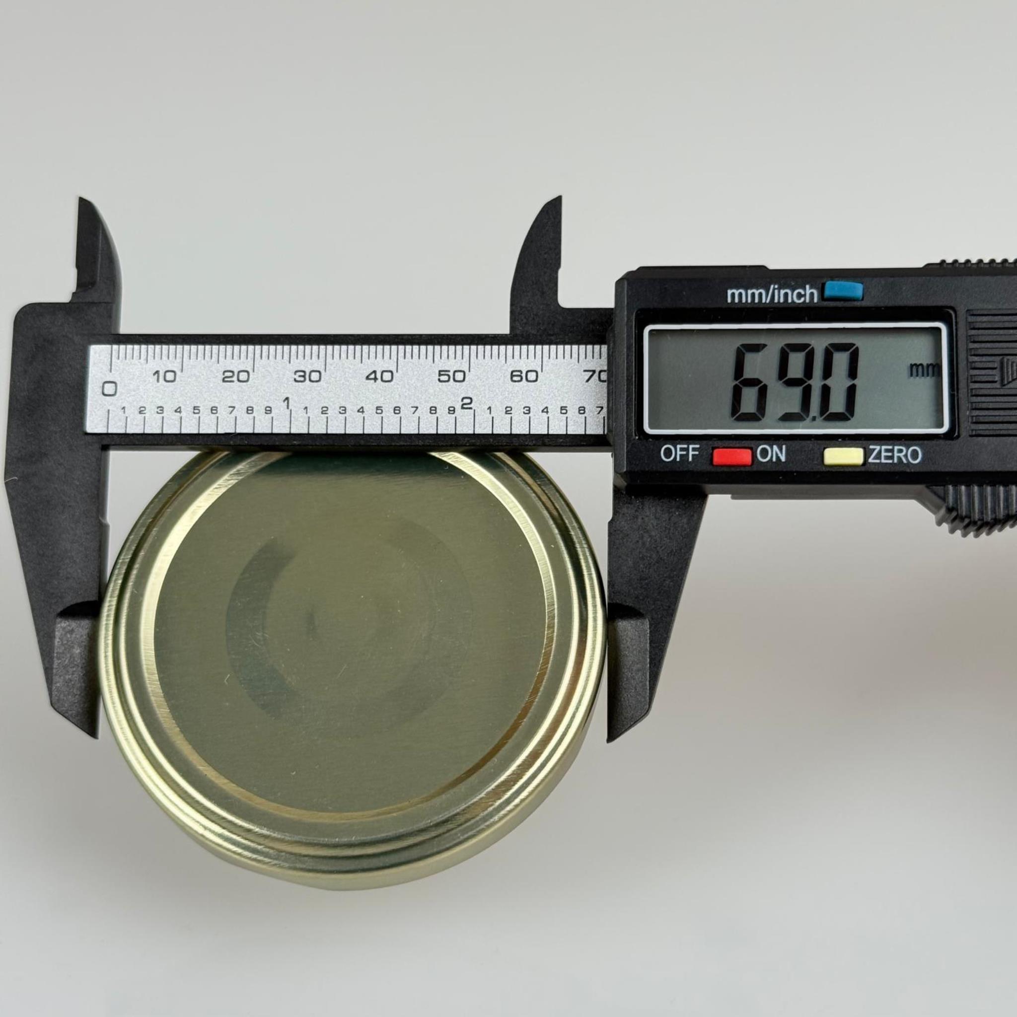 66 MM TWİST-OFF GOLD DÜĞMELİ AÇIK (MC066RSB469) - SİLGAN - EMNİYET DÜĞMELİ - TİKTAK KAPAK - BOTUNLU KAPAK