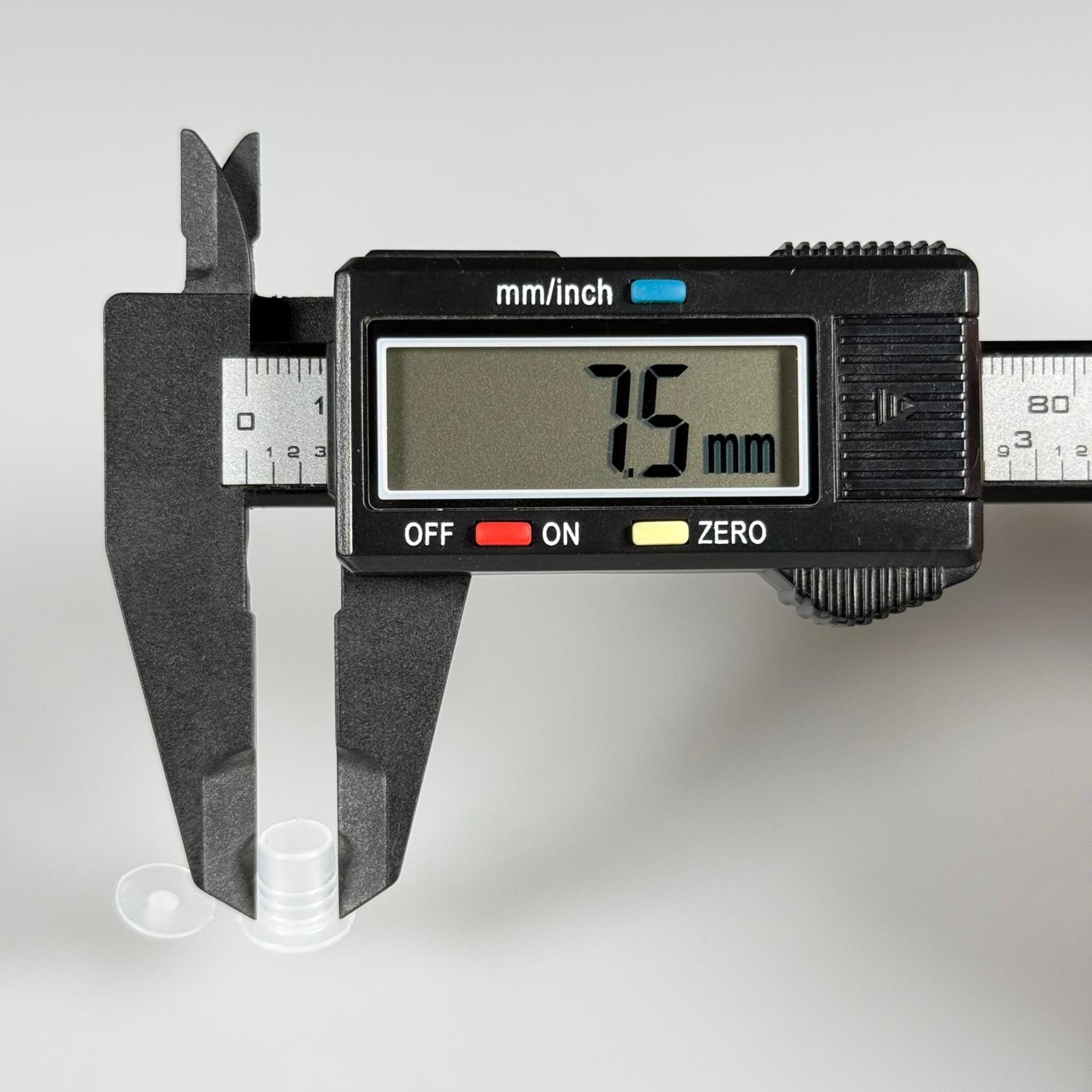 7,9 MM PLASTİK TIPA - DİLLİ KOLONYA DAMLALIK TAPA - 14 MM AĞIZ CAM ŞİŞELERE UYAR