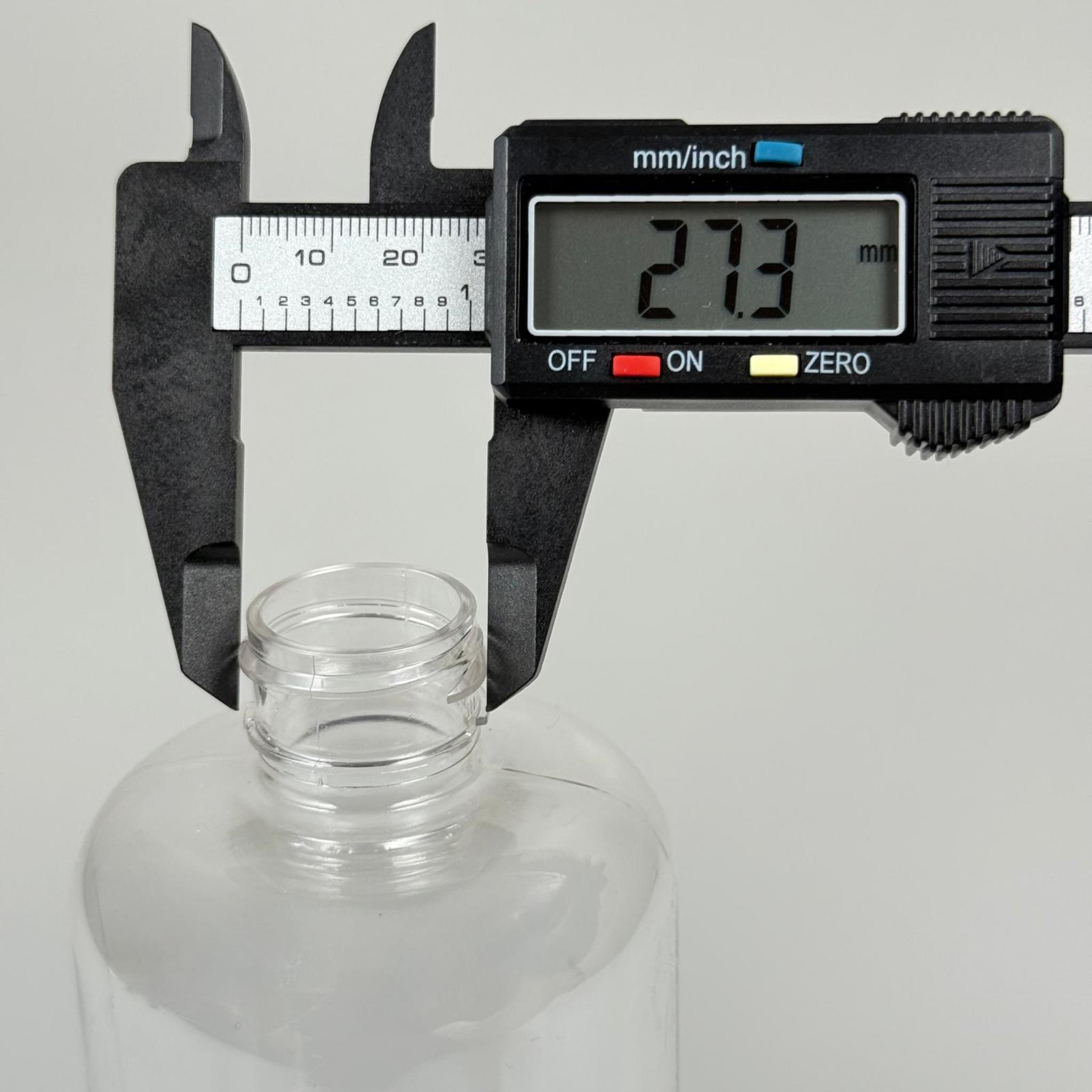 500 CC UZUN SİLİNDİR PET ŞİŞE KALIN (26 GR) KAPAKSIZ - 28 AĞIZ - 500 ML PET ŞİŞE