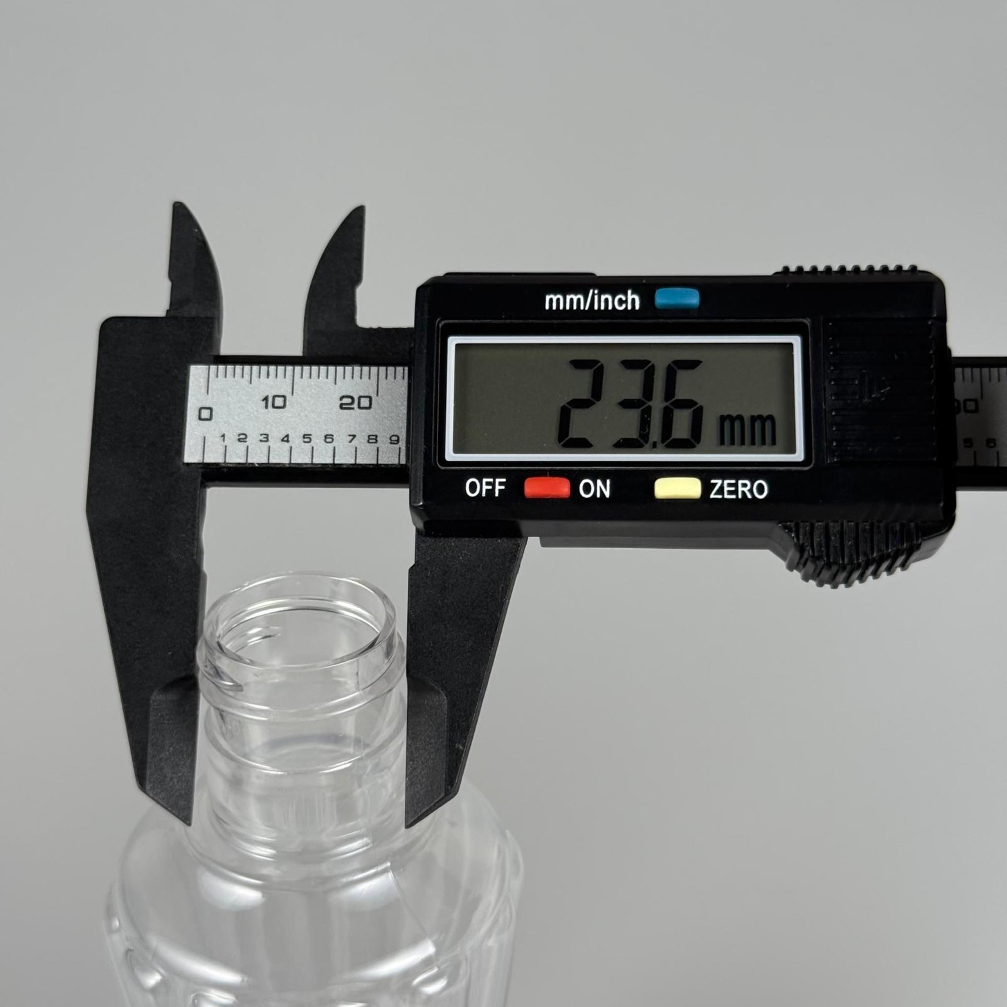 100 CC ŞEFFAF VAZO PET HÜRREM 24 MM İP