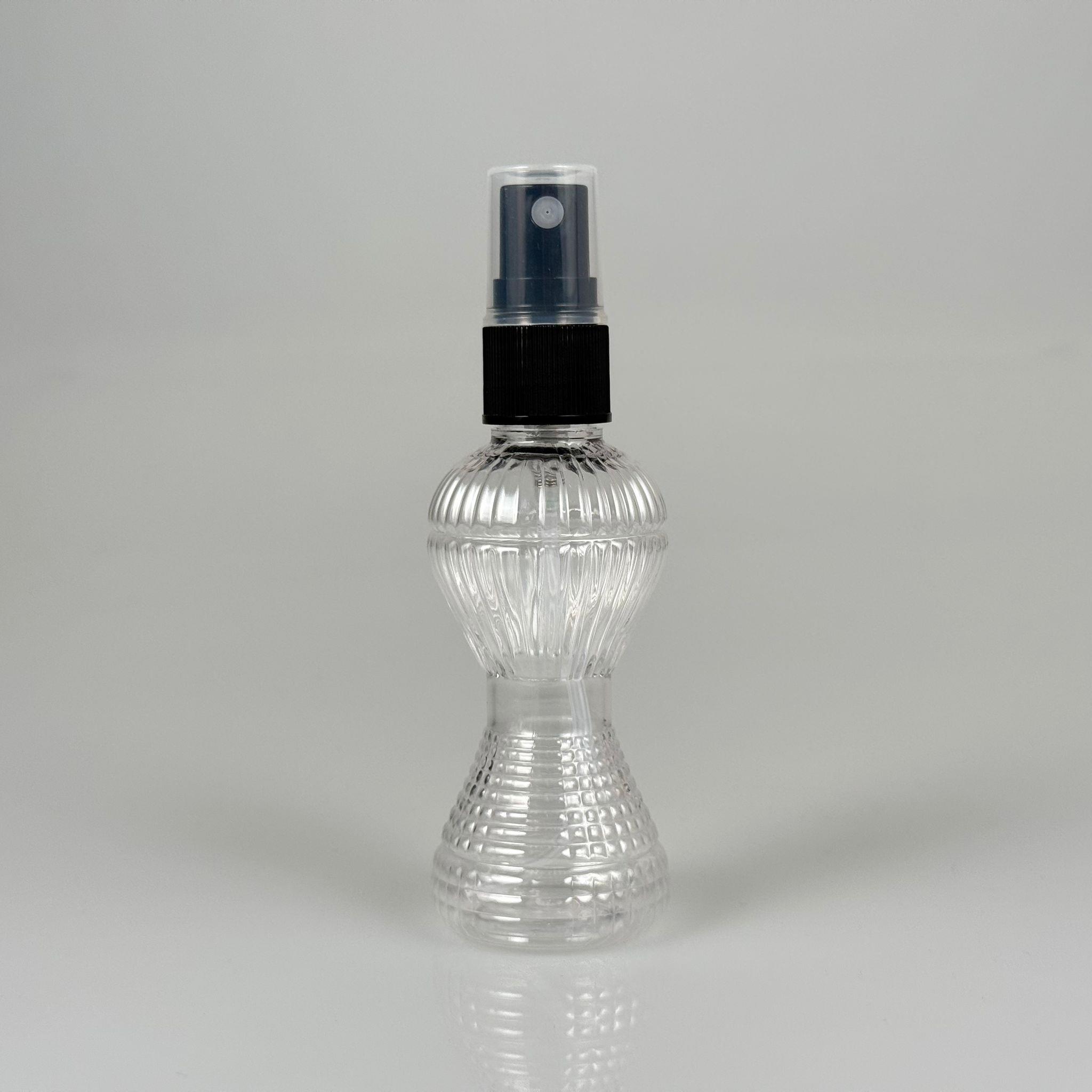 50 CC PIRLANTA CAMPET ŞİŞE - SİYAH SPREYLİ TAKIM - 50 ML SPREYLİ KOLONYA ŞİŞESİ