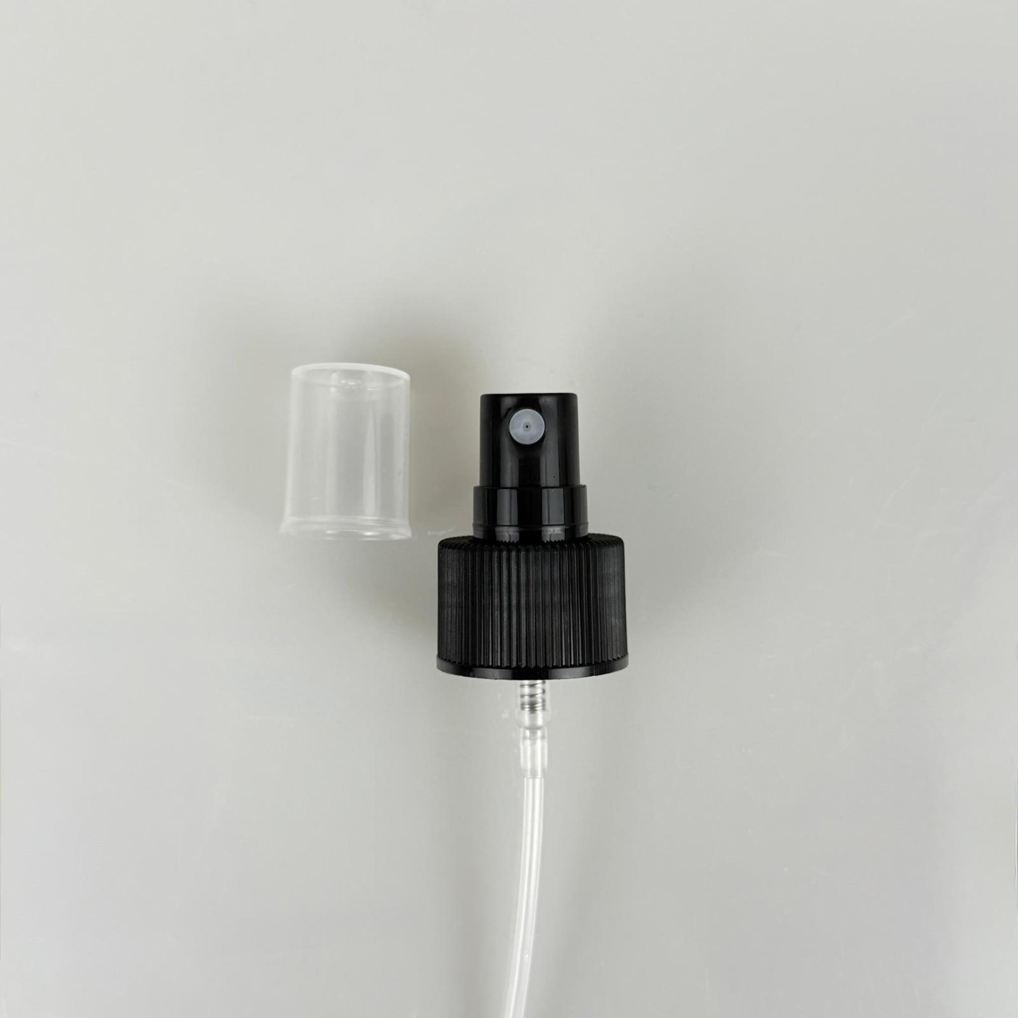 24 MM SPREY PARMAK SPREY SİYAH RENK - 24 MM VALF - ŞEFFAF KAPAKLI