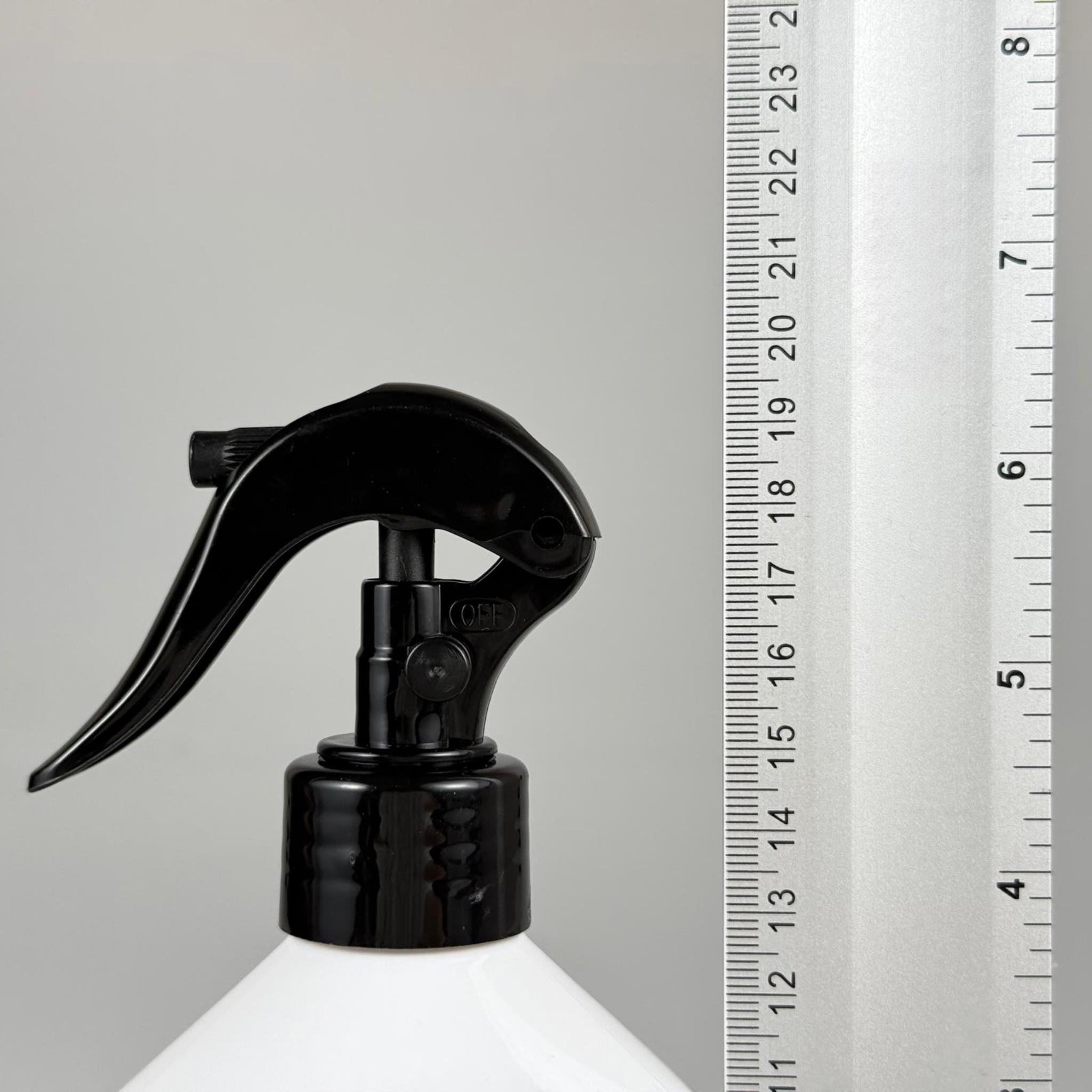 500 CC BEYAZ PET ŞİŞE - 500 ML BEYAZ PLASTİK ŞİŞE SİYAH TRİGER SPREYLİ