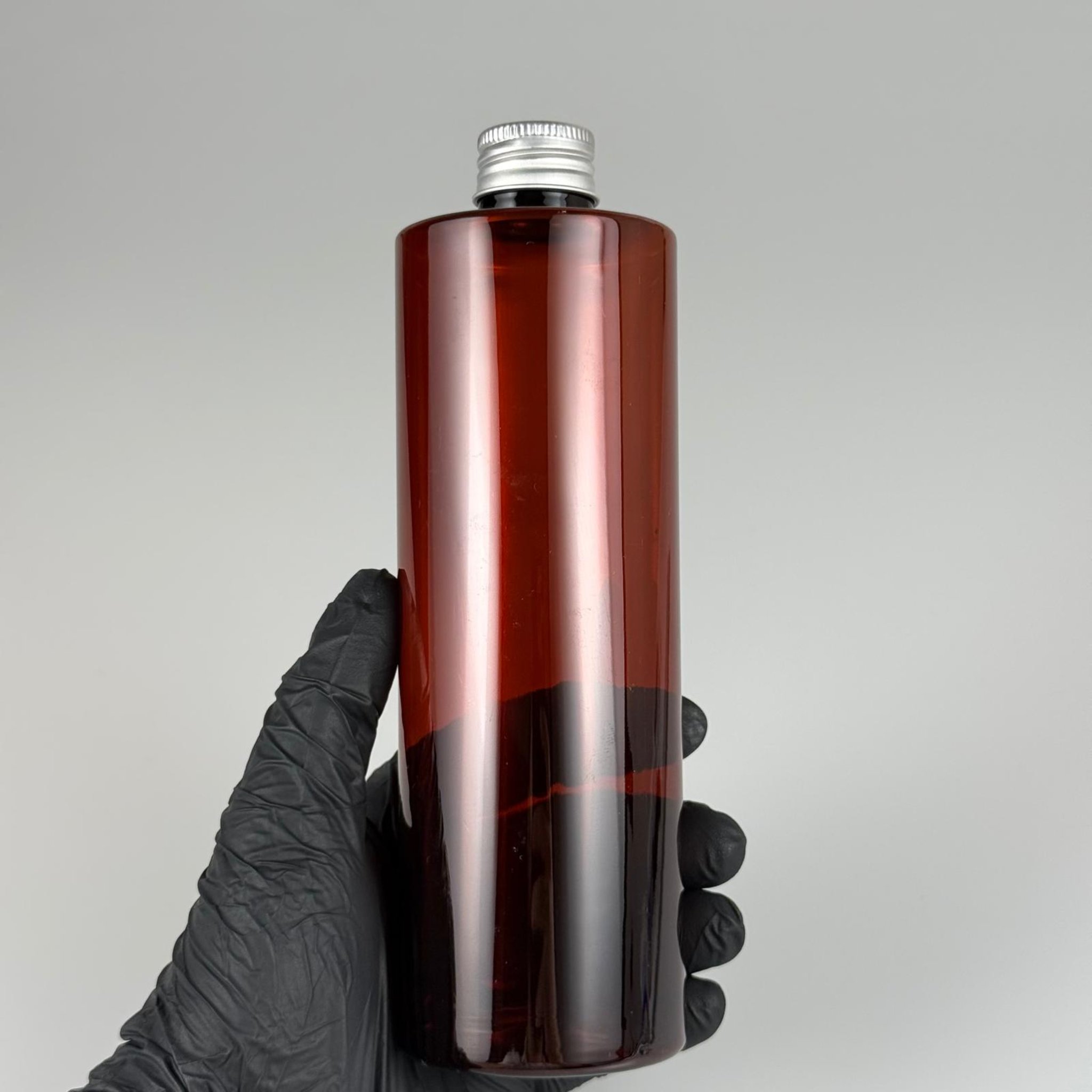400 CC  AMBER KÜT BOYUNLU SİLİNDİR PET ŞİŞE (30 GR - 24 AĞIZ ) + KÖPÜK CONTALI GÜMÜŞ METAL ALÜMİNYUM KAPAK TAKIM - 400 ML KAPAKLI KAHVERENGİ PLASTİK ŞİŞELER