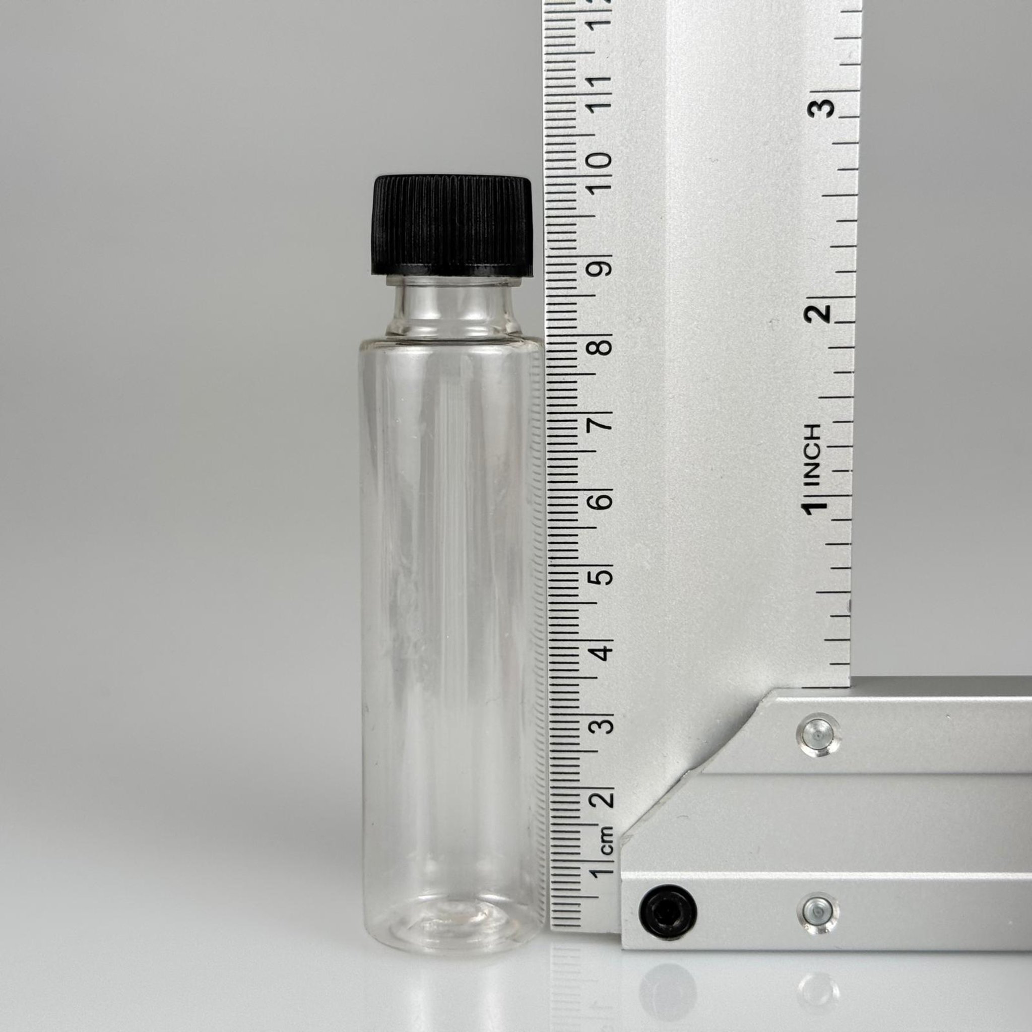 35 CC İÇTEN DAMLALIKLI PLASTİK ŞİŞE -  35 ML ŞEFFAF PET ŞİŞE + CONTALI SİYAH KAPAK + KOLONYA TIPALI (DELEREK KULLANILIR) TAKIM