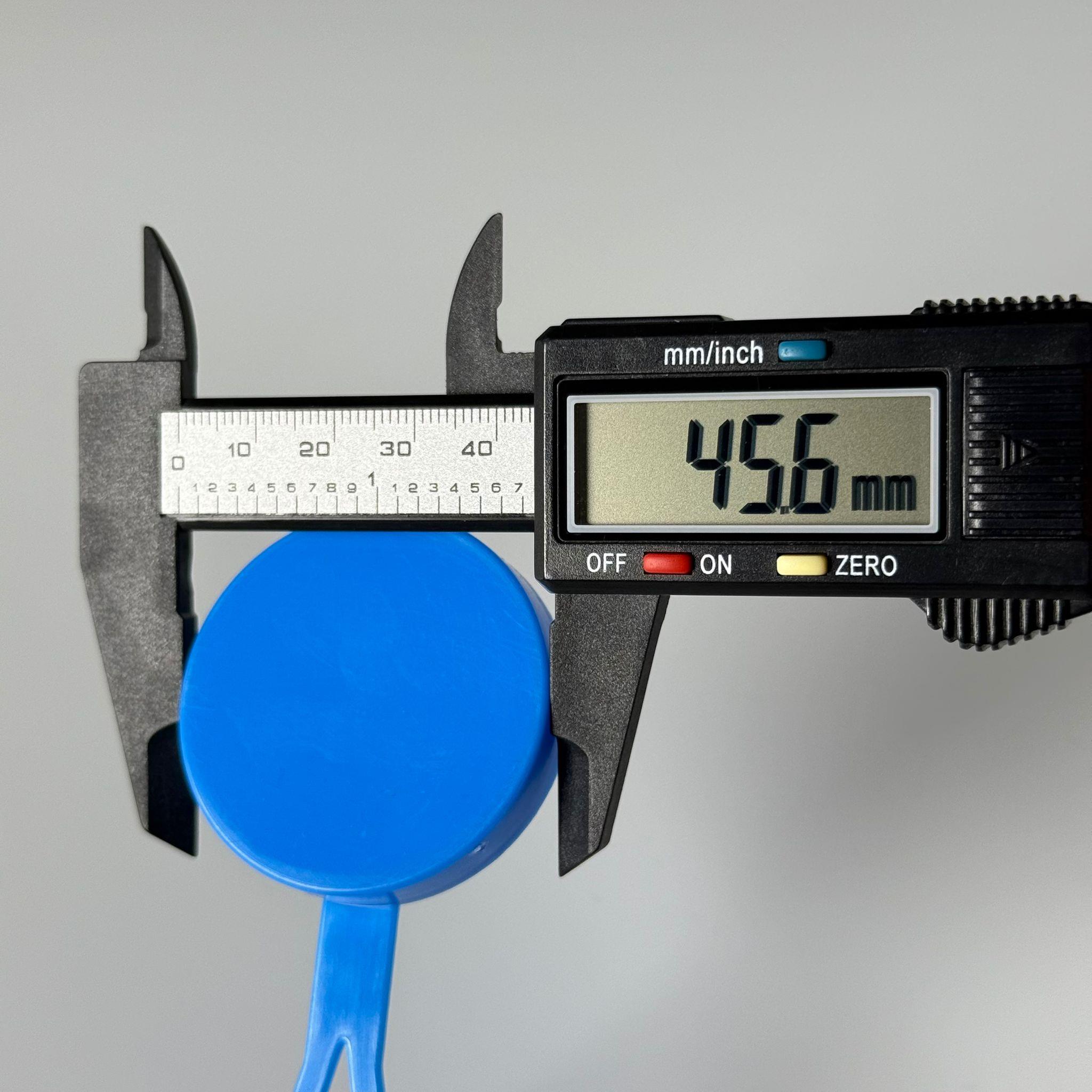 44 - 11 MM PLASTİK AYRAN KAPAĞI GEÇMELİ KAPAK - CAM SÜT ŞİŞESİ KAPAĞI - SÜTAŞ CAM AYRAN ŞİŞESİ KAPAĞI - NOSTALJİ SÜT AYRAN KAPAK - MAVİ