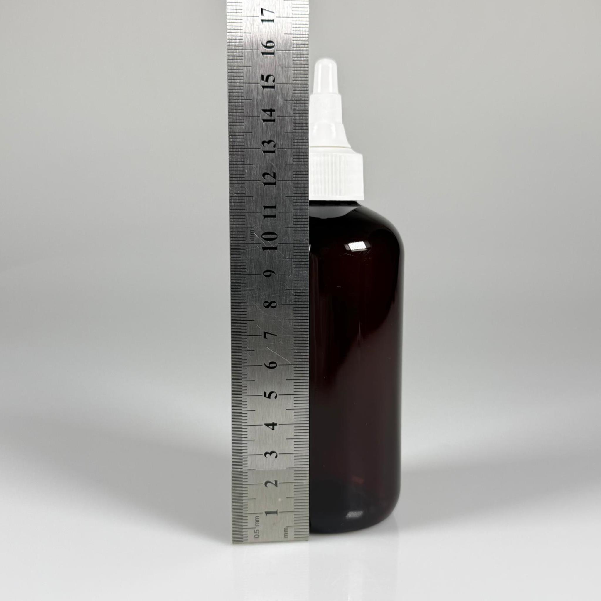 250 CC AMBER ŞİŞE - BEYAZ ASANSÖR AKITICI KAPAKLI - 250 ML AKITICILI PLASTİK ŞİŞE - ZEYNEP MODEL PET ŞİŞE