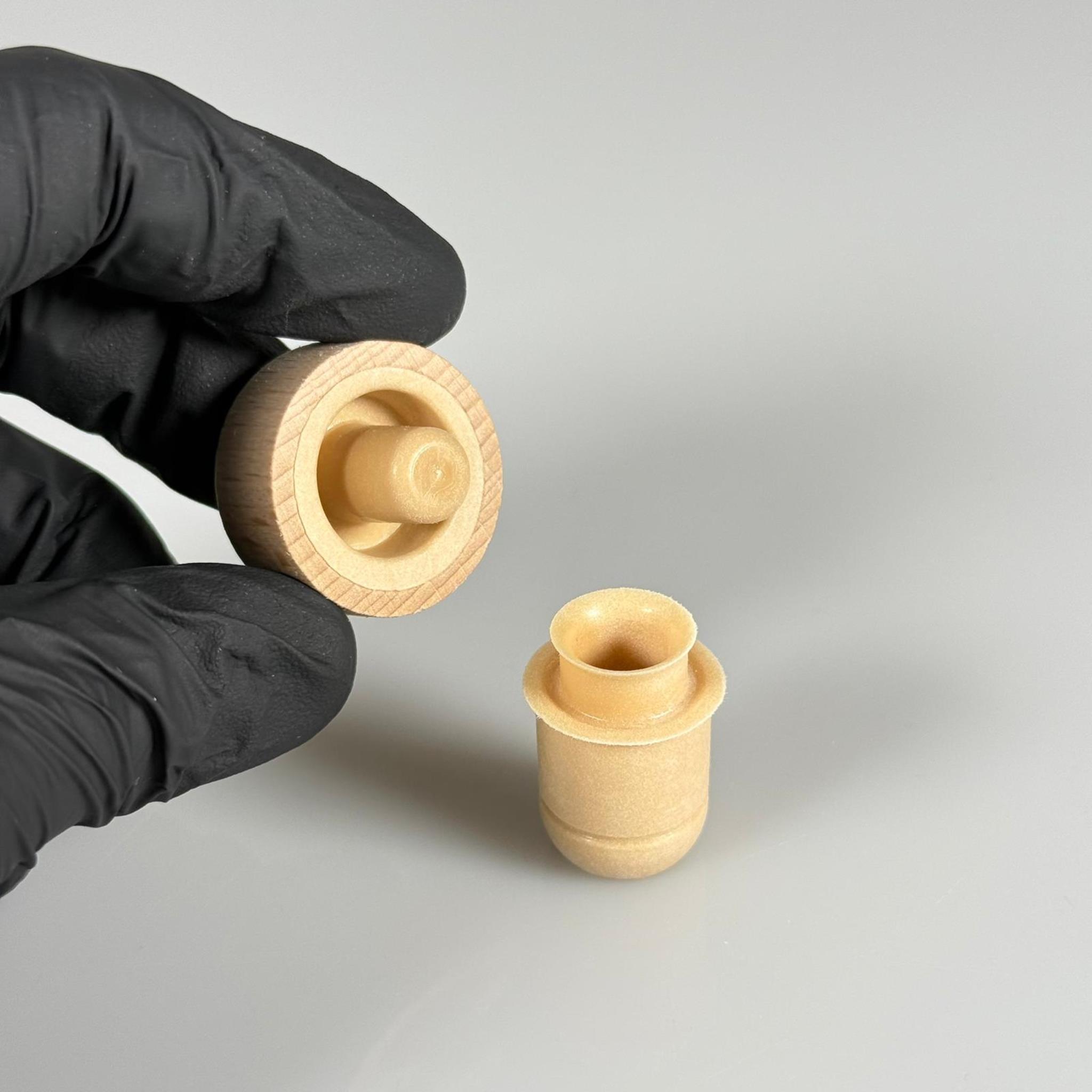 AHŞAP MANTAR  TIPA - YAĞDANLIK AKITICILI MANTAR TIPA - CAM ŞİŞE TIPASI