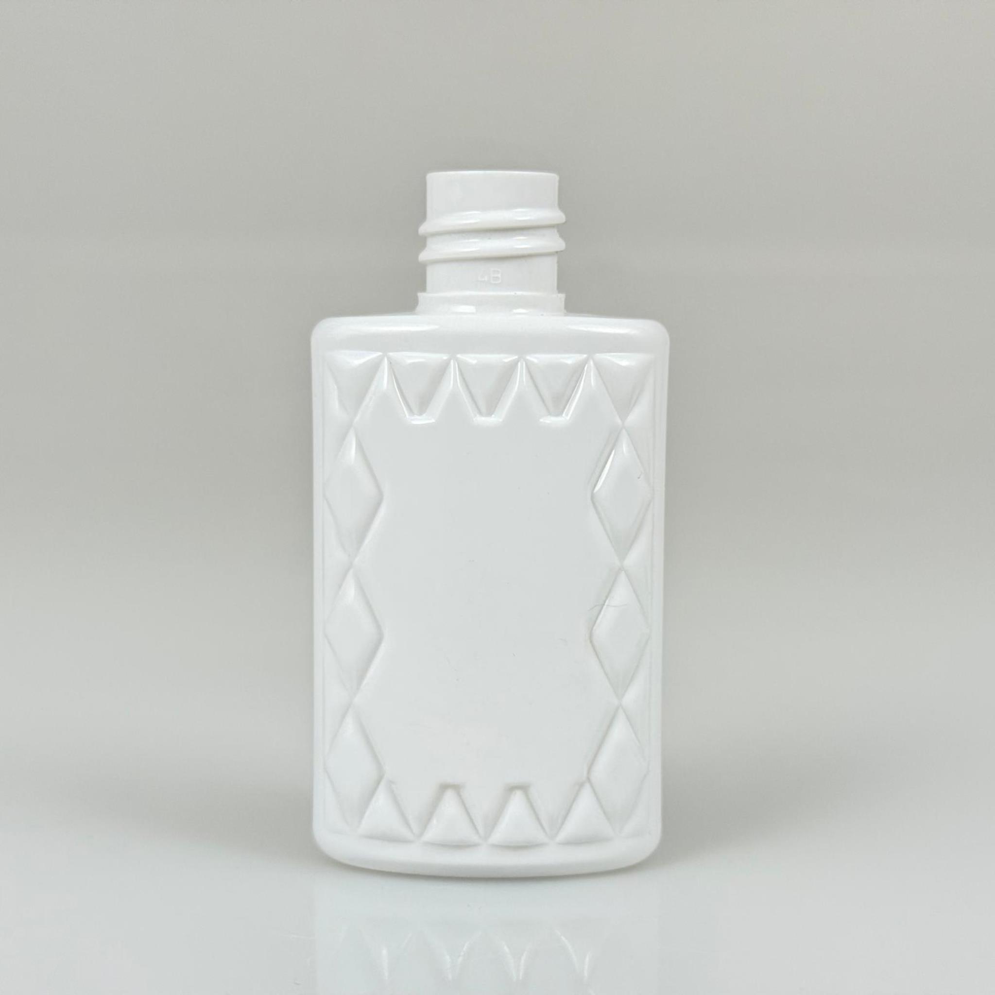 50 CC BEYAZ PET KÖŞELİ PARFÜM ŞİŞESİ - 18 AĞIZ - 50 ML PLASTİK PARFÜM - KOLONYA ŞİŞESİ