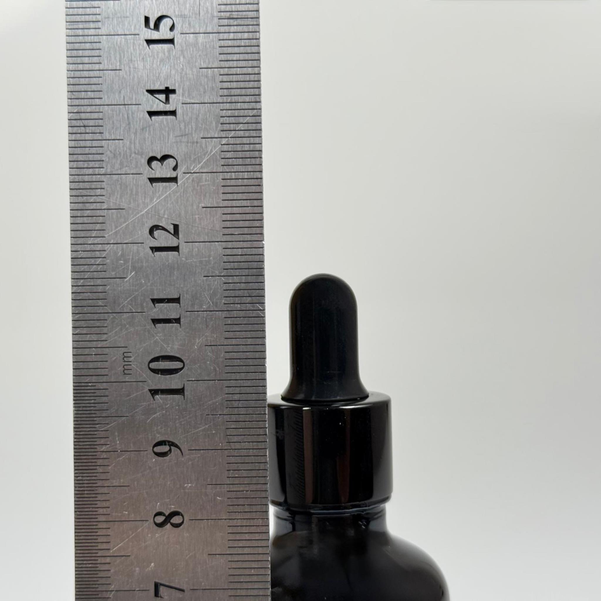 50 CC SİYAH CAM DAMLALIKLI ŞİŞE - SİYAH EMZİK - SİYAH METALİK KAPAK - 50 ML SİYAH CAM DAMLALIKLI ŞİŞE